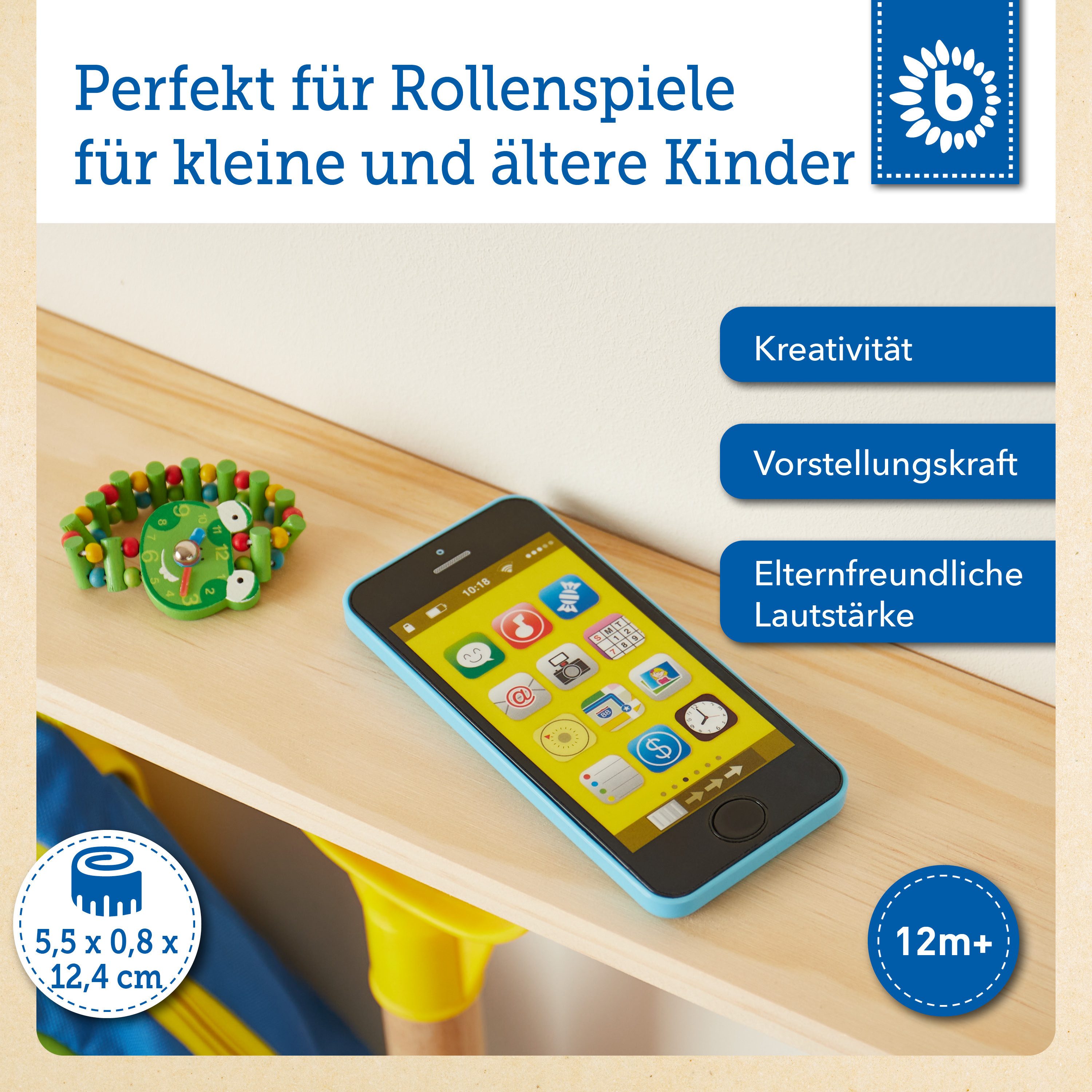 BIECO Lernspielzeug Bieco baby Smartphone Handy mit 40 Sounds
