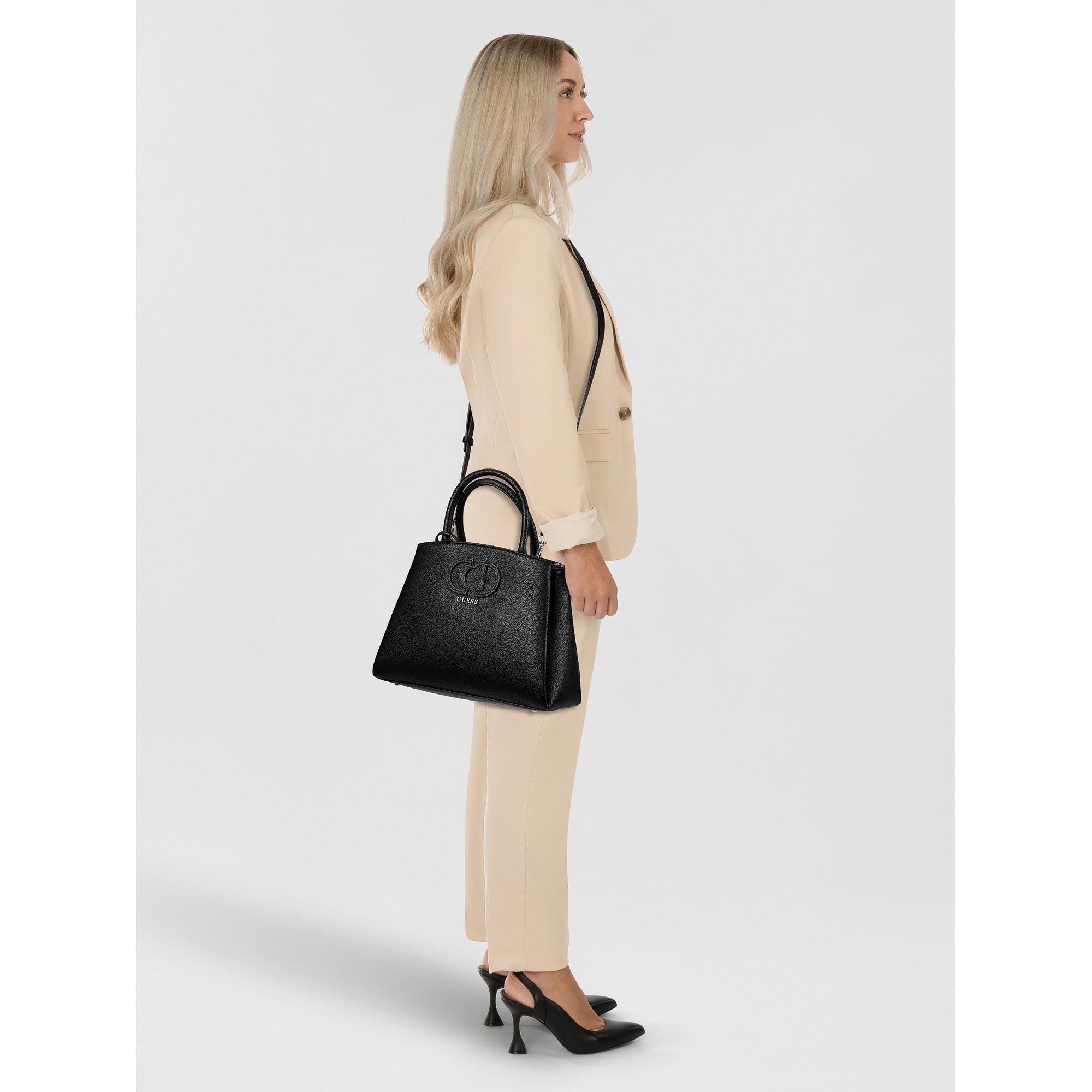 Guess Henkeltasche Isola, Polyurethan günstig online kaufen