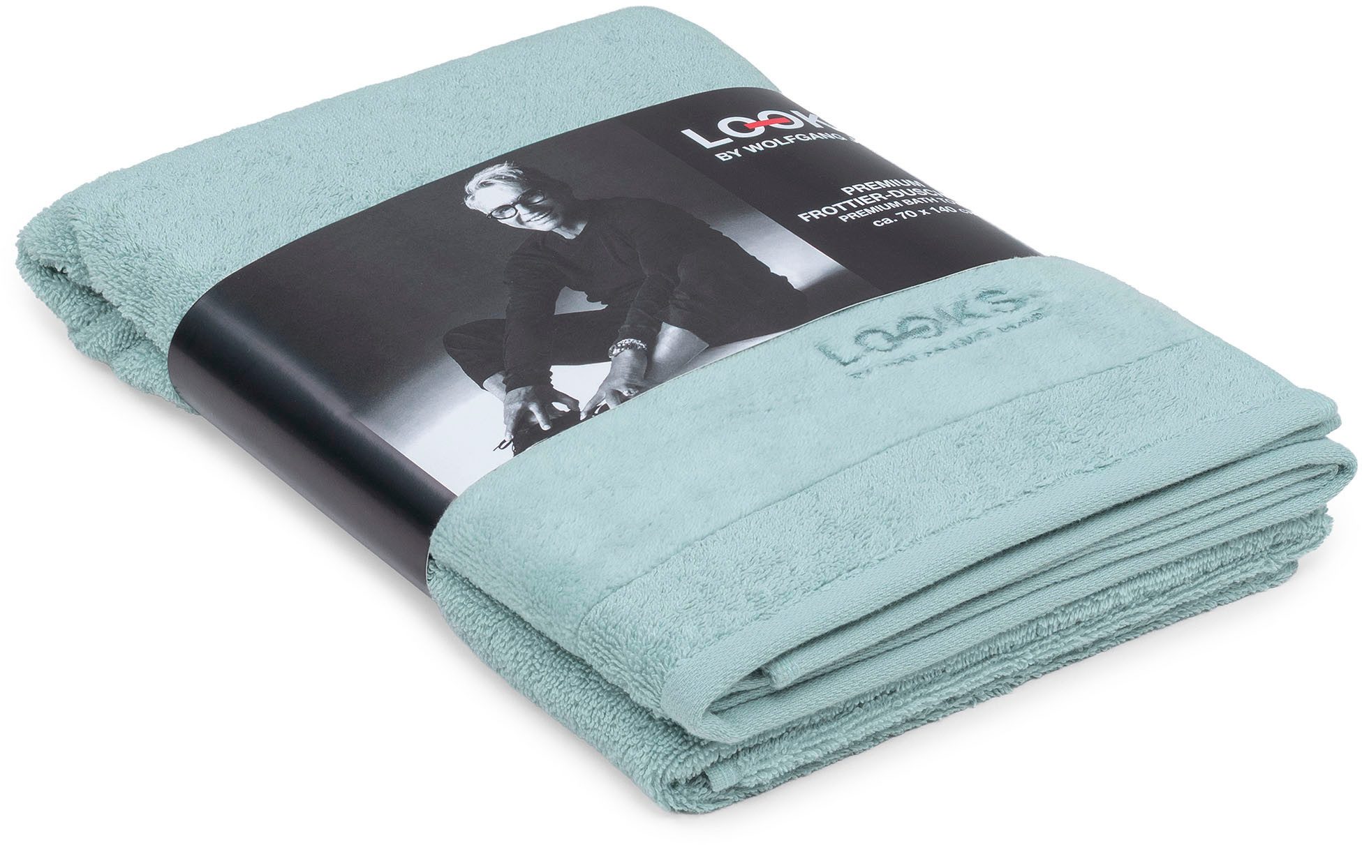 LOOKS by Wolfgang Joop Duschtuch LOOKS, Frottier (1-St), mit Logobestickung