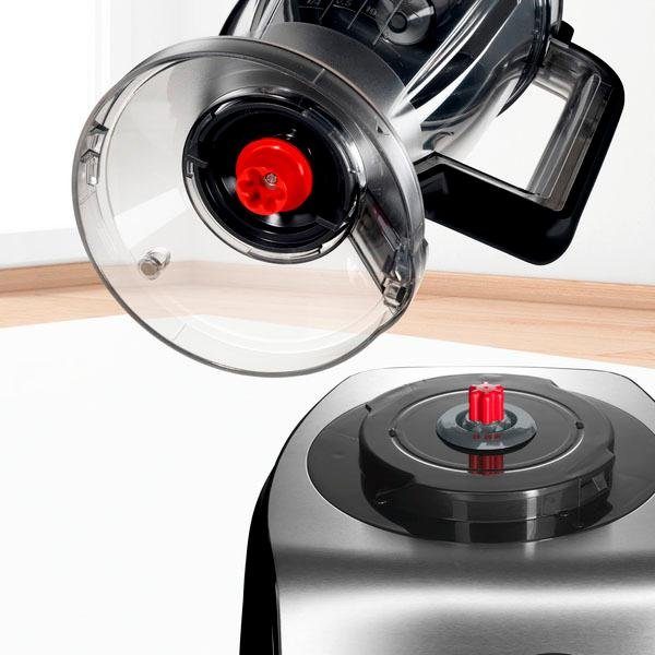 BOSCH Kompakt-Küchenmaschine MultiTalent 8 MC812M865, 1250 W, 3,9 l Schüssel, Mixer 1,5 L, Universalmesser, Wendescheibe, Würfelschneider, schwarz – Bild 5 von 5