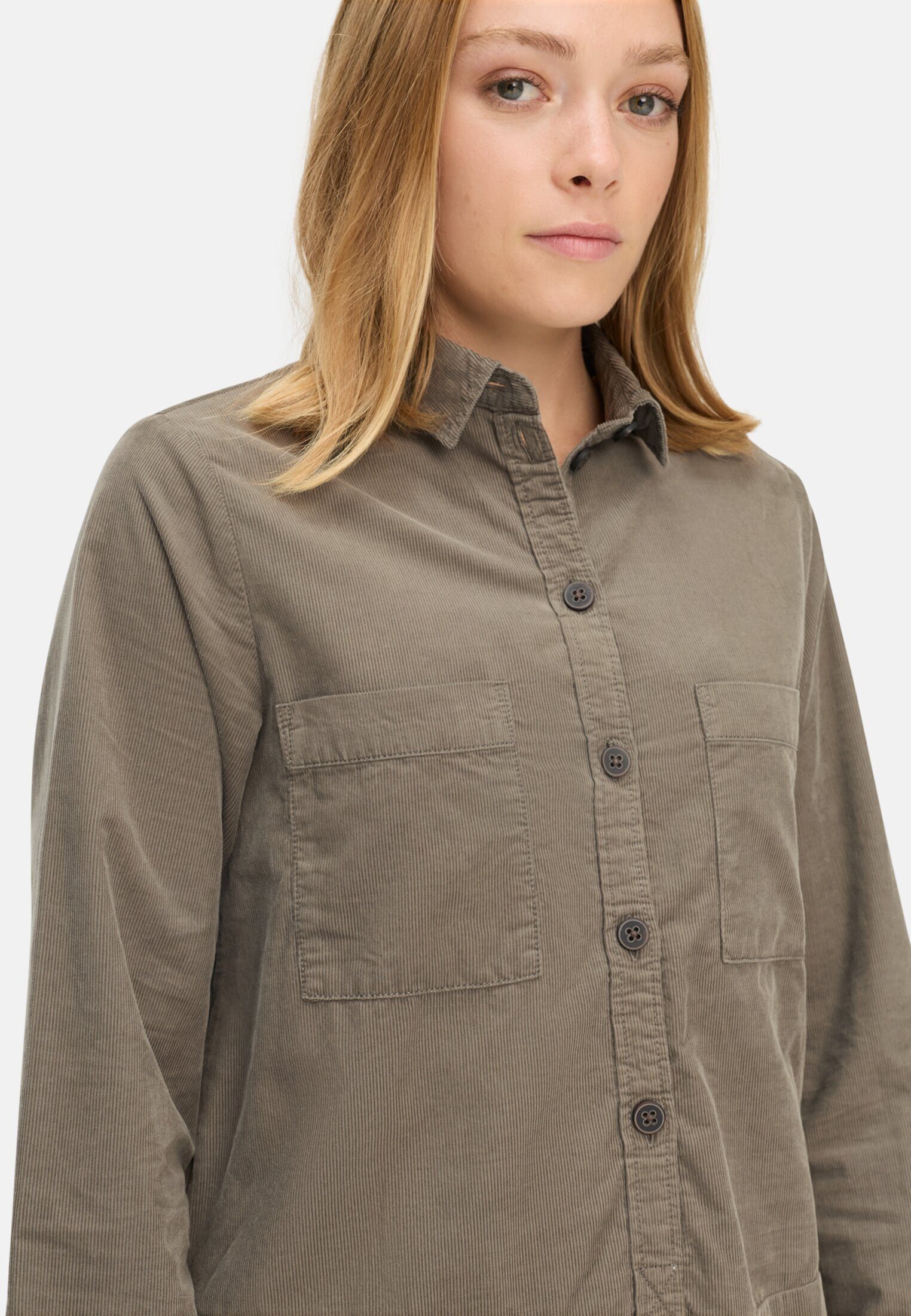 camel active Blusenkleid aus reiner Baumwolle Langarm (1-tlg)