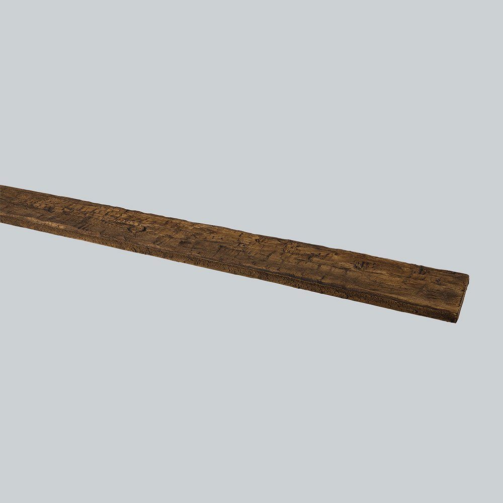 Homestar Deckenleiste Brett Holzimitat Eiche, 130 x 30 mm, Länge 2,6 m, einfache Montage durch kleben, Polyurethan, preiswerte Alternative zu Echtholz-Brettern