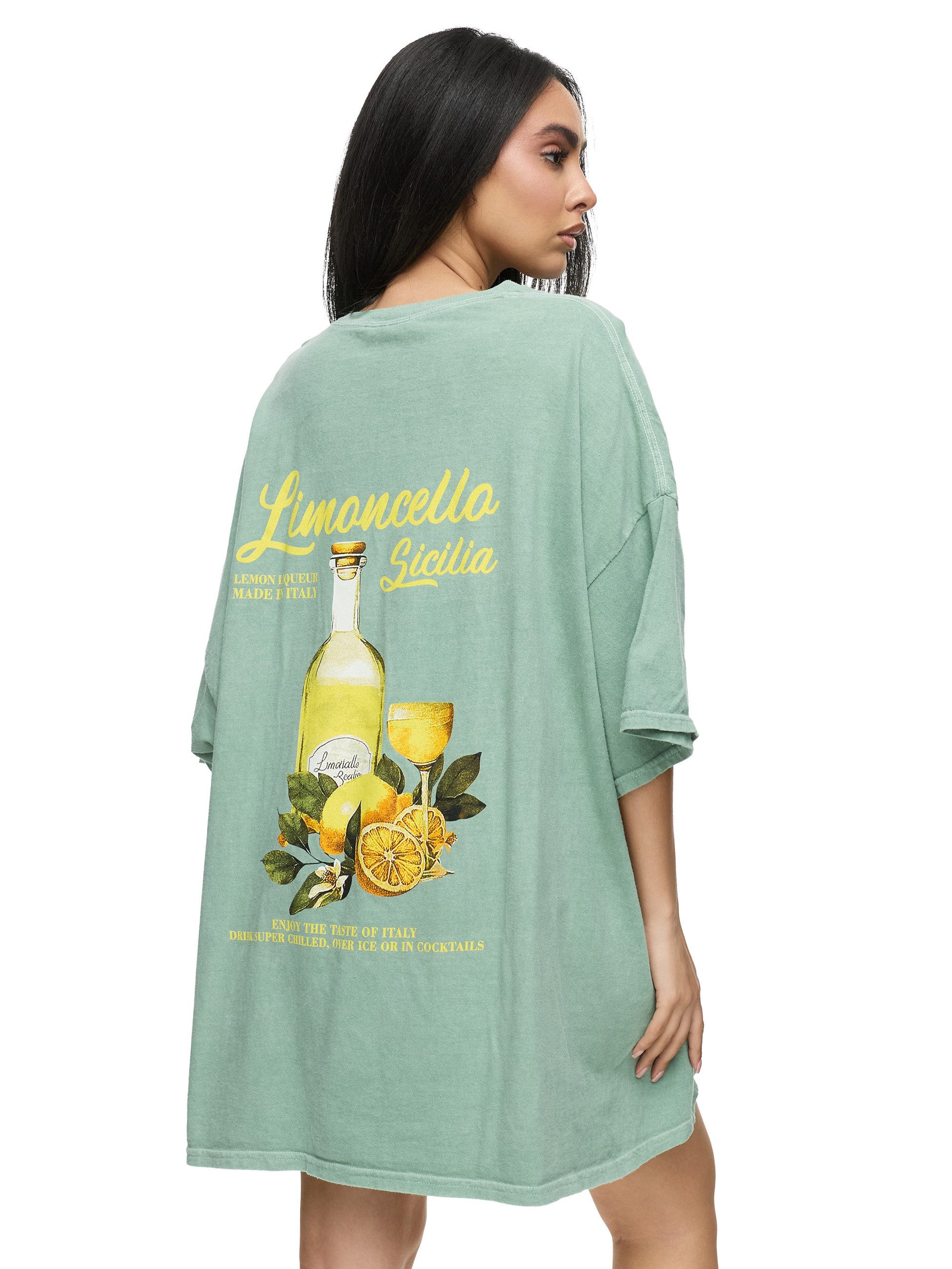Worldclassca T-Shirt Worldclassca Oversized Print LIMONCELLO günstig online kaufen