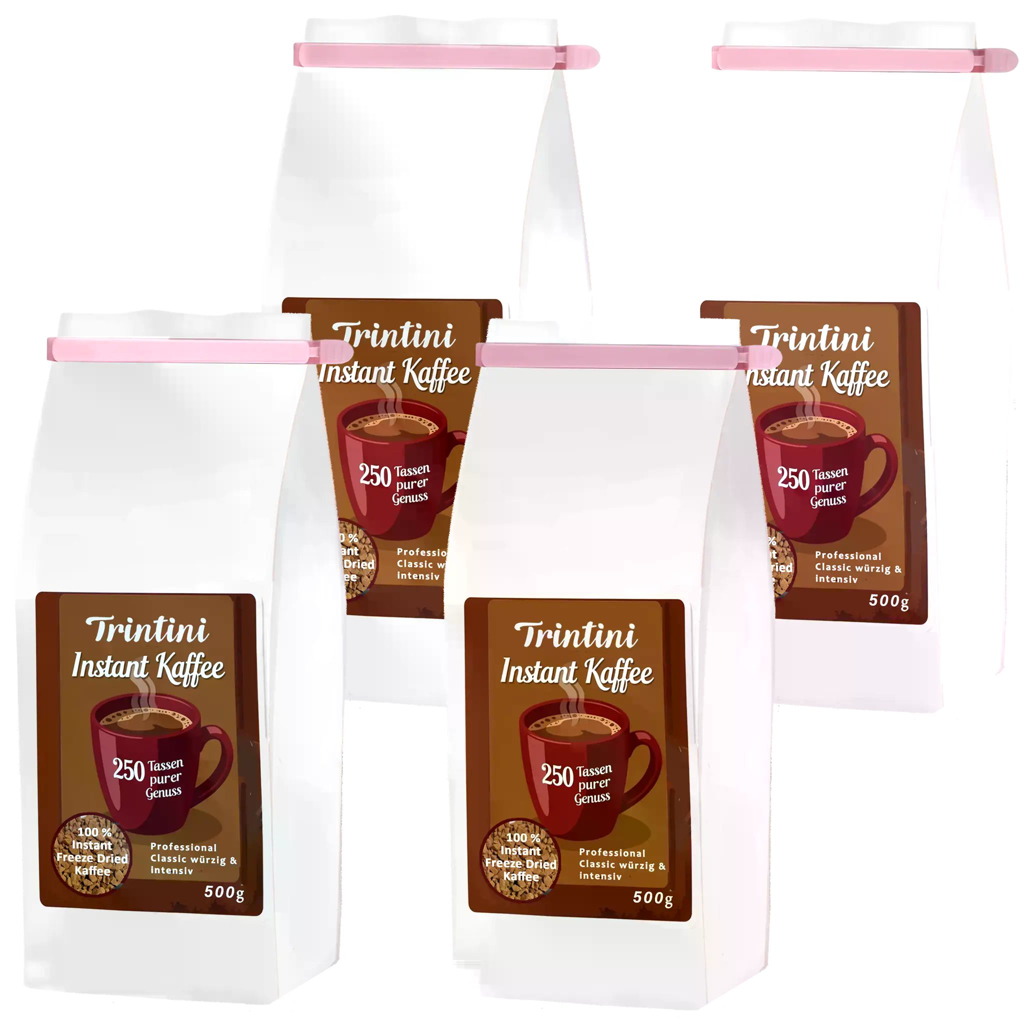 Trintini Kaffee Trintini löslicher Bohnenkaffee Familien-Kaffee 500g