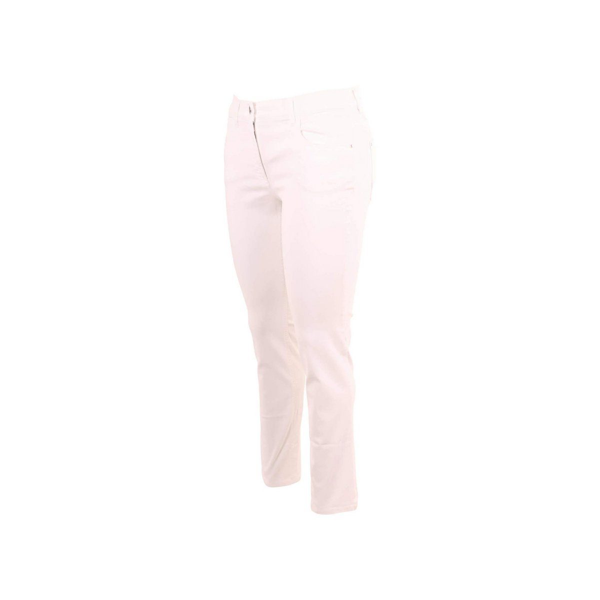 5-Pocket-Jeans (1-tlg) Zerres weiß