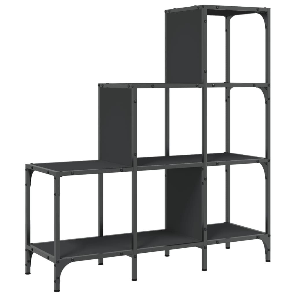 vidaXL Bücherregal Bücherregal Schwarz 92x30x102 cm günstig online kaufen