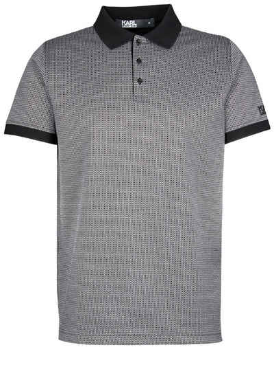 KARL LAGERFELD Poloshirt mit Allover-Muster (1-tlg)