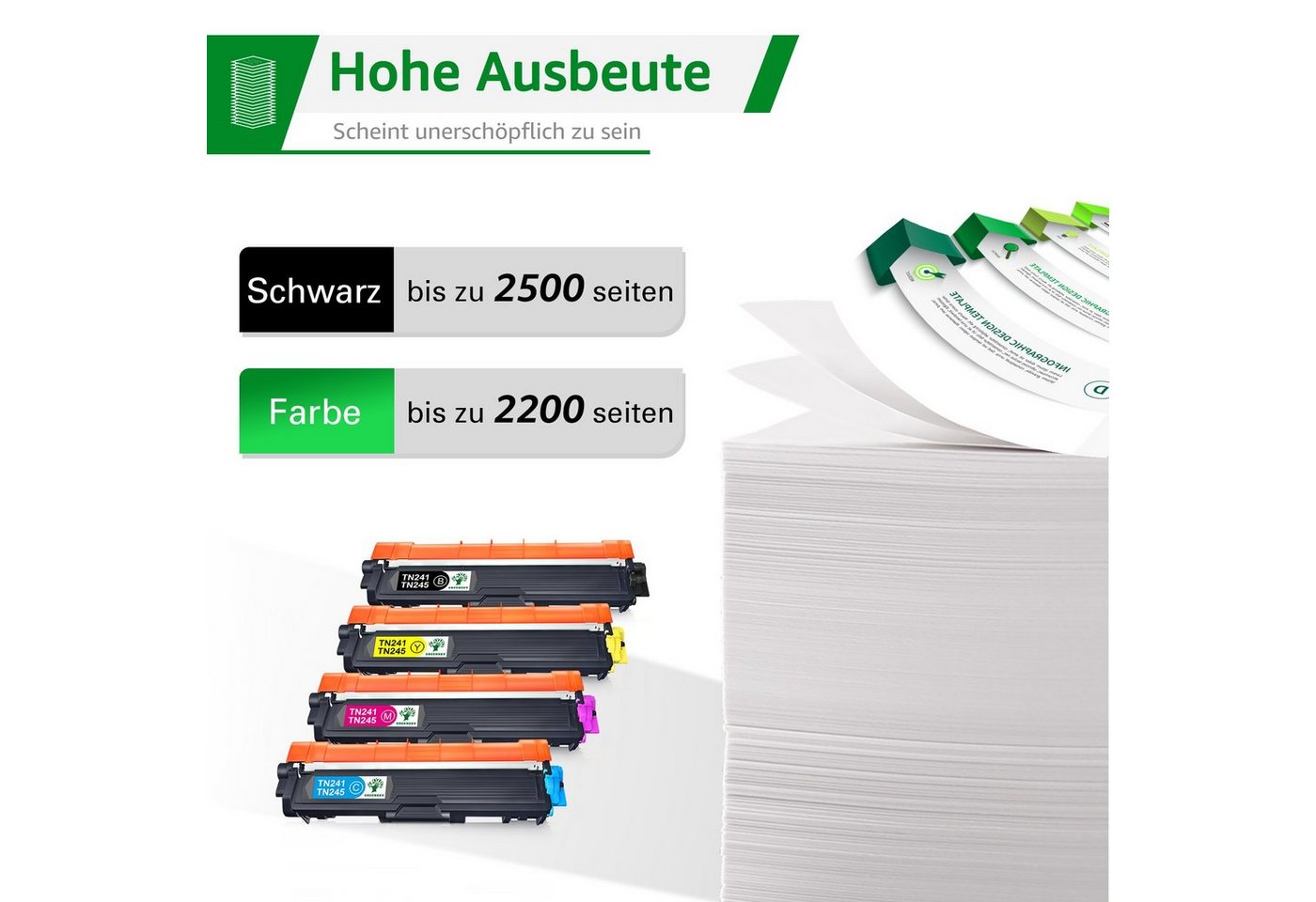 Thumbnail - Greensky Tonerpatrone Für Brother MFC-9332CDW HL-3142CW DCP-9022CDW MFC-9142CDN TN241