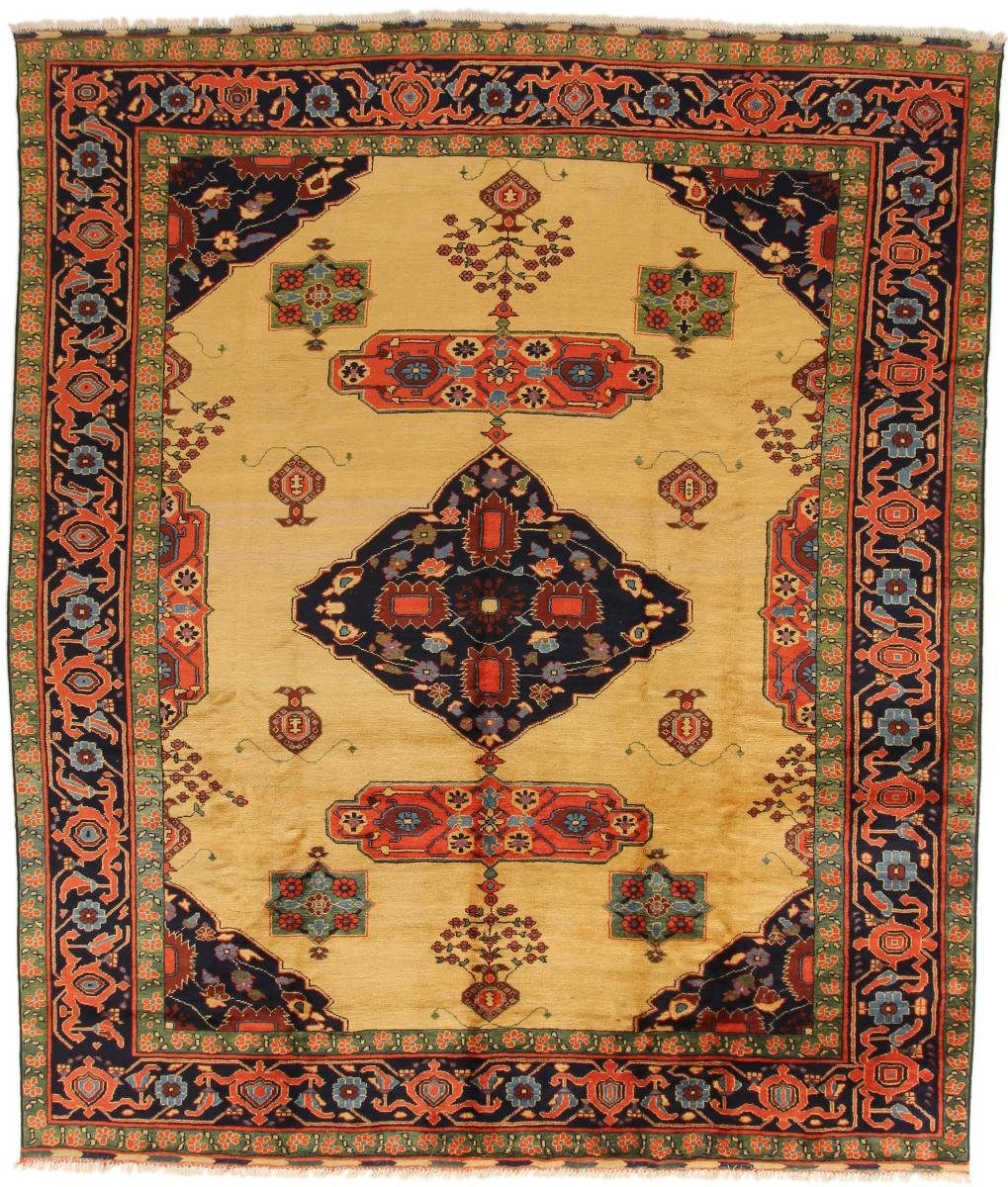 Orientteppich Afghan Mauri 279x327 Handgeknüpfter Höhe: Trading, 6 mm Nain rechteckig, Orientteppich