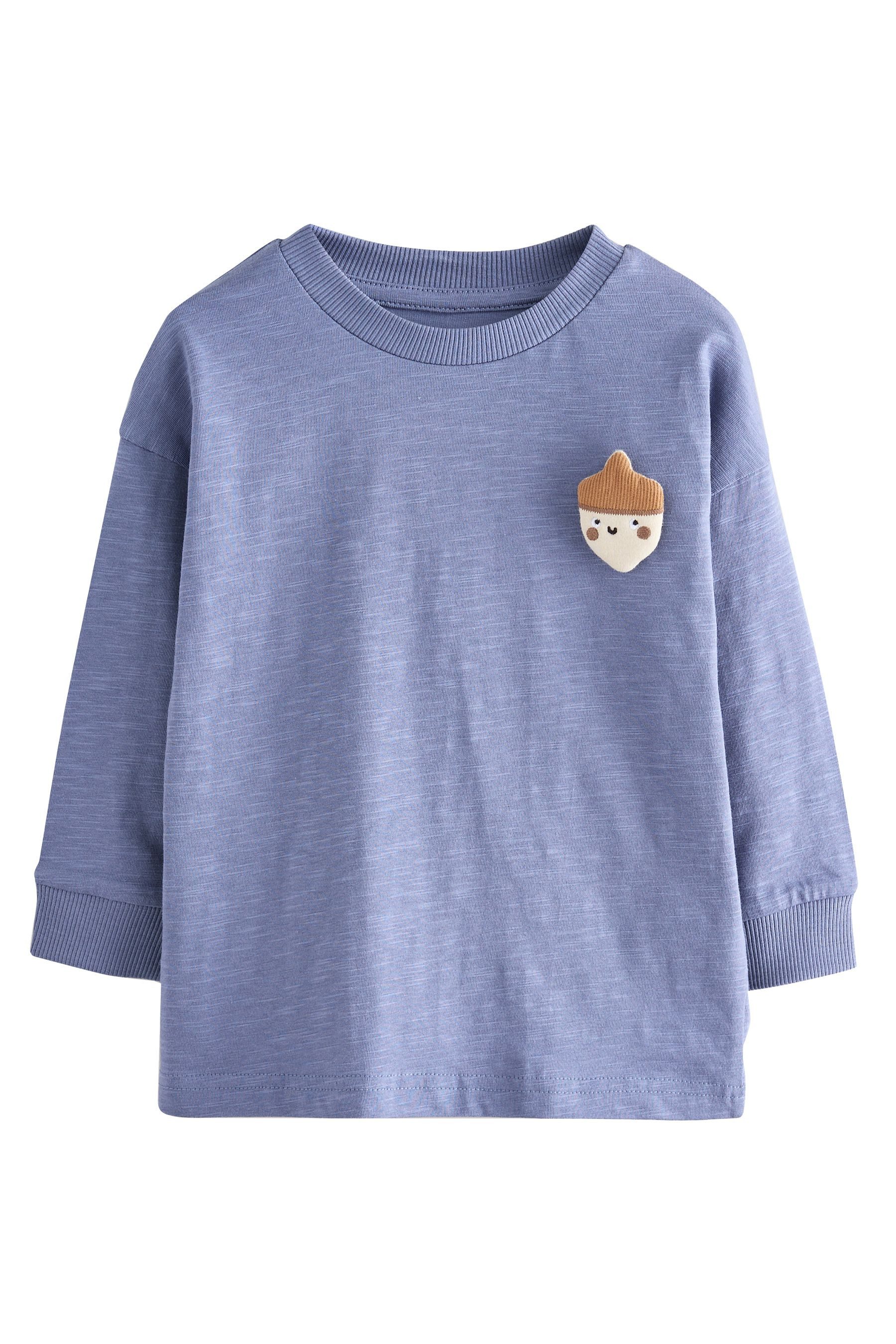 Next Langarmshirt 3er-Pack Langarmshirts, Tiermotive (3-tlg)