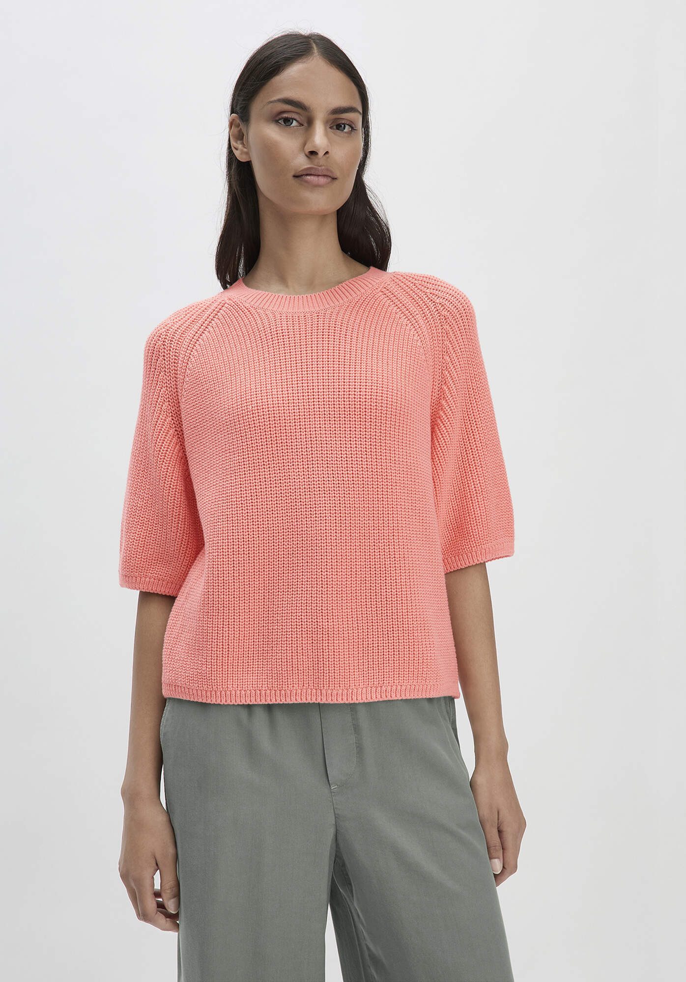 Hessnatur Strickpullover Relaxed aus reiner Bio-Baumwolle günstig online kaufen