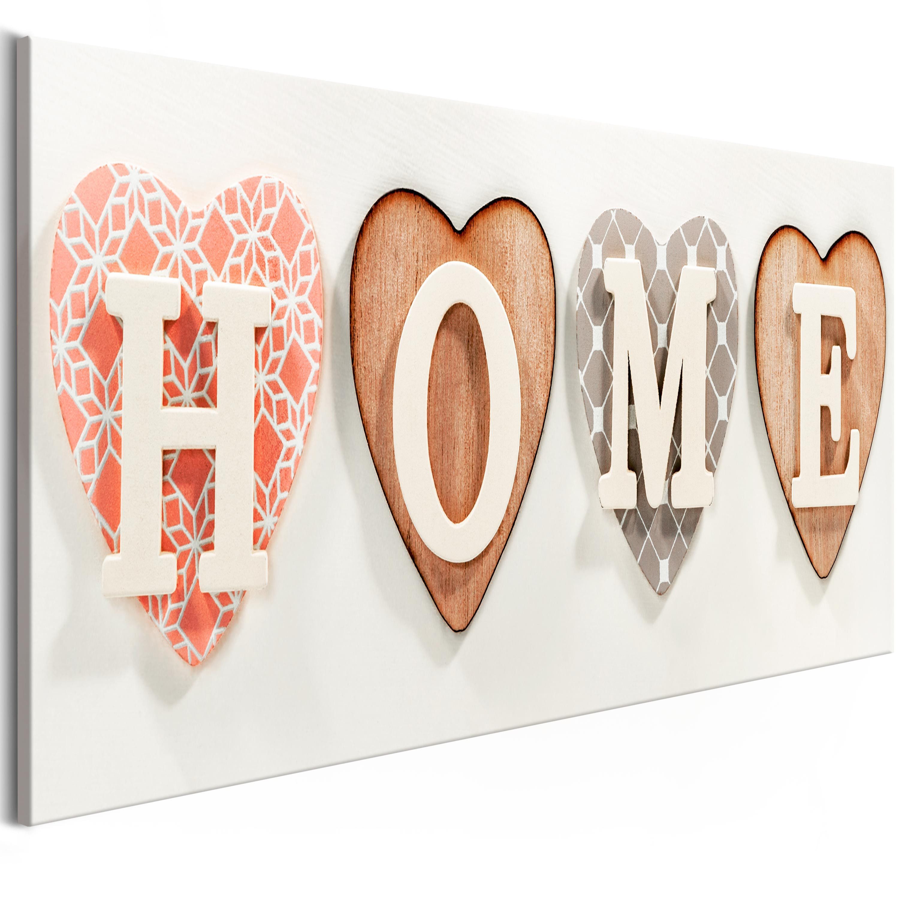 Artgeist Wandbild Four Hearts (1 Part) Narrow