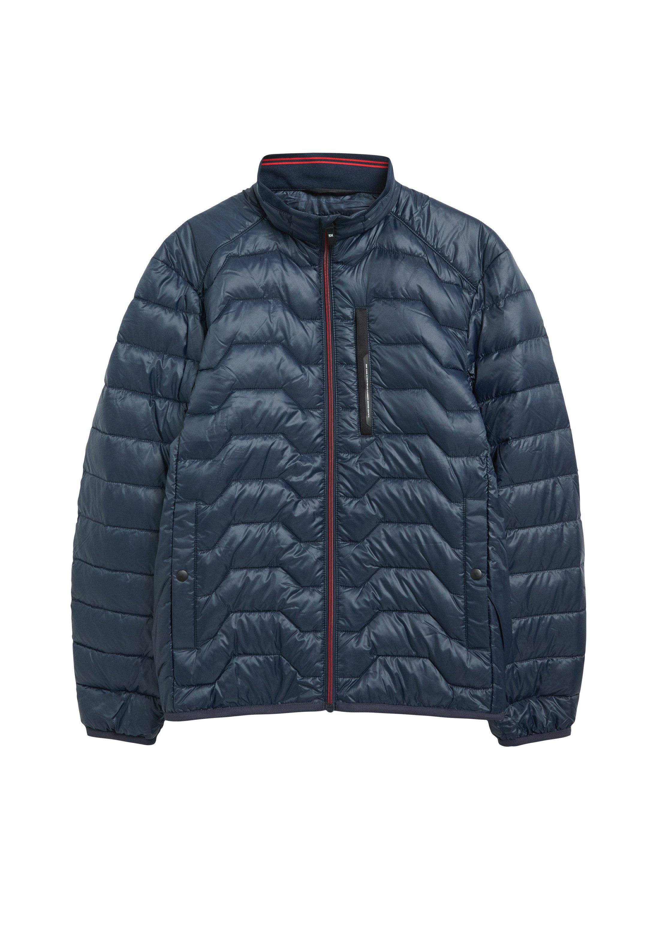 s.Oliver Funktionsjacke Outdoor-Jacke Leichte Steppjacke mit Kontrast-Details und Stehkragen