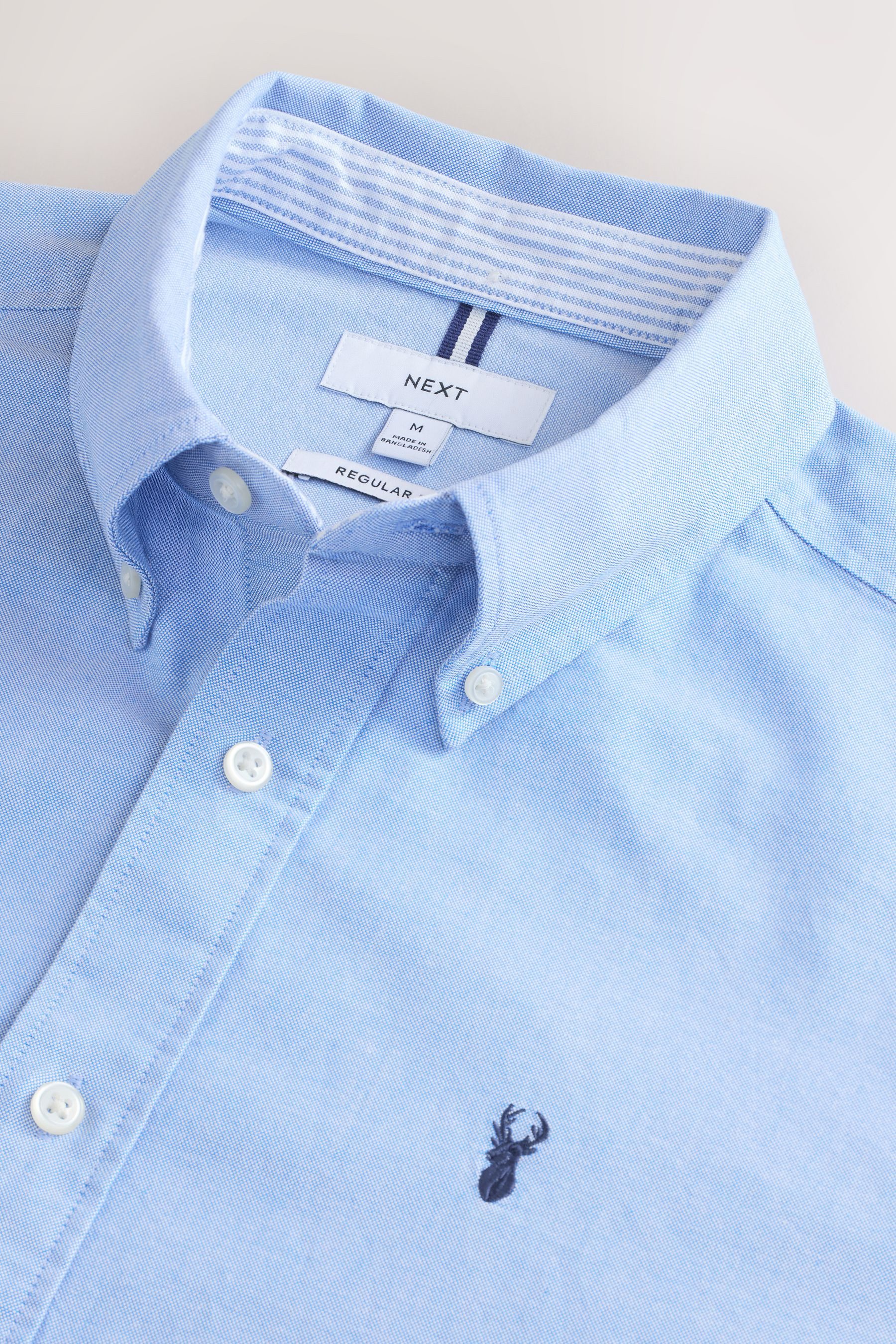 Next Langarmhemd Regular Fit Oxford-Langarmhemd (1-tlg) günstig online kaufen