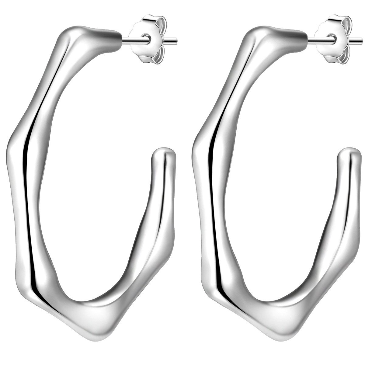Glanzstücke München Paar Серьги-кольца Set: F684 (2-tlg), aus Sterling Silber