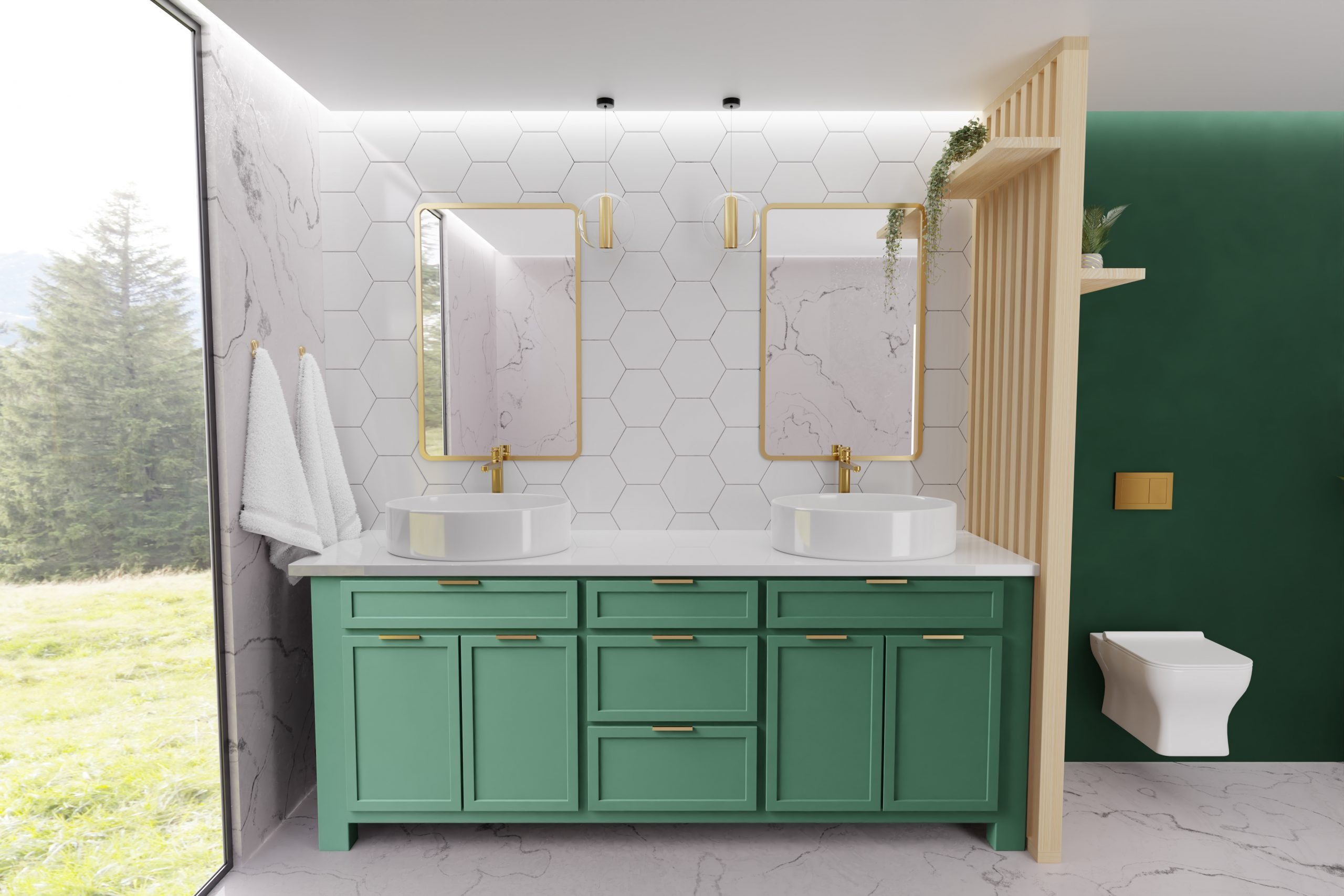 Thumbnail - KOLMAN Waschtischarmatur GLAMOUR Waschbecken Wasserhahn Mischbatterie in Gold