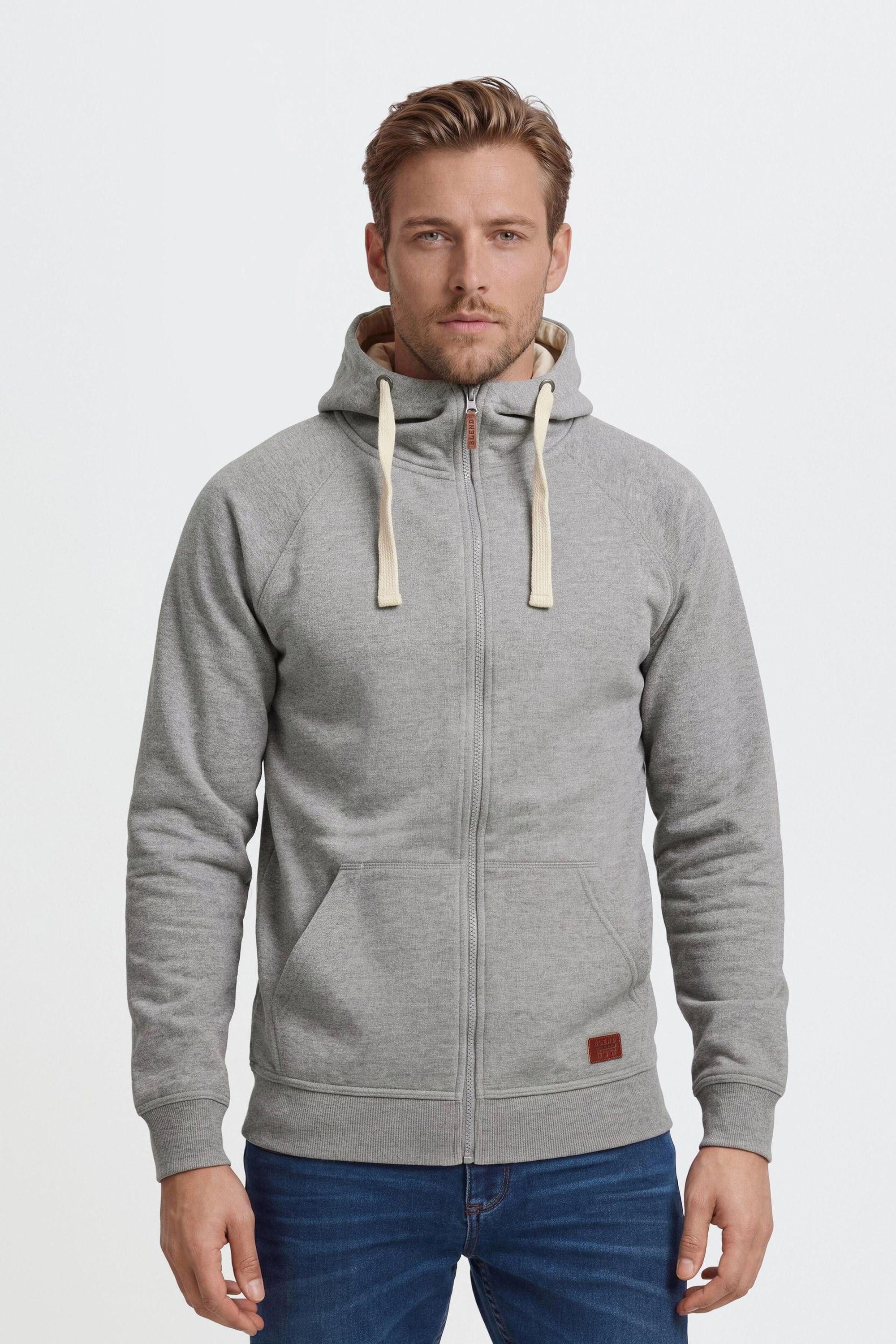 Blend Kapuzensweatjacke BHSpeedy Stilvolle Kapuzensweatjacke mit hochabschließendem Kragen