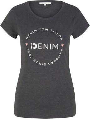 TOM TAILOR Denim T-Shirt (Packung, 2-tlg., 2-er Pack)