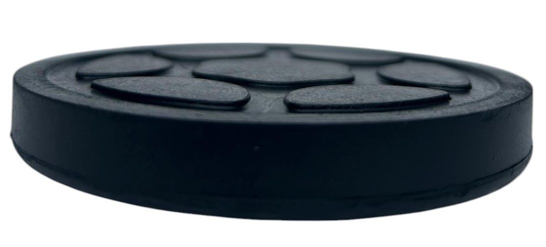 DeTec. Wagenheber, Gummiauflage Ø 95mm, Gummikissen bzw. Schutzauflage, 12mm Hoch