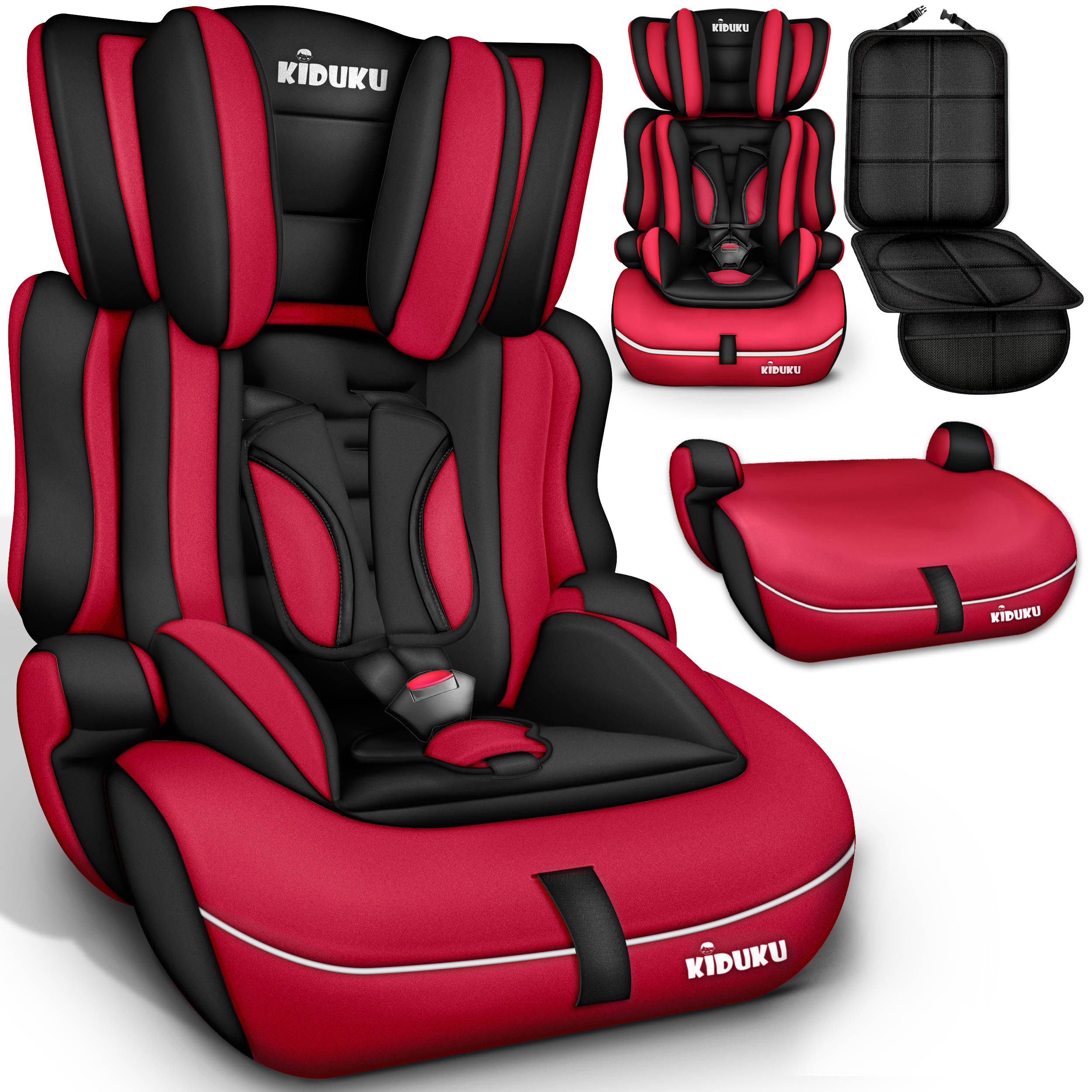 KIDUKU Autokindersitz Kindersitz 9-36 kg (1-12 Jahre), Autositz ECE R 129/03, Kinderautositz Gruppe 1/2/3
