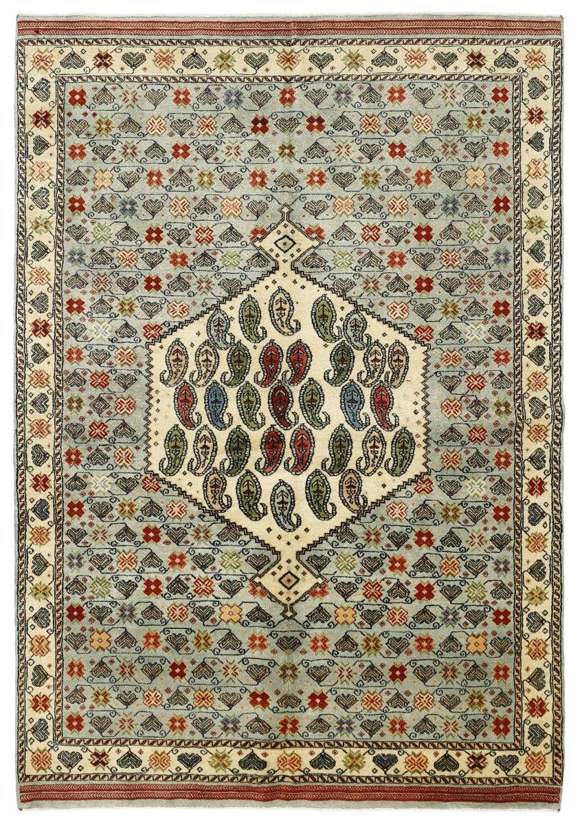 Nain Orientteppich, 10 Orientteppich Sherkat 159x226 mm Shiraz rechteckig, Handgeknüpfter Trading, Kashkoli Höhe: