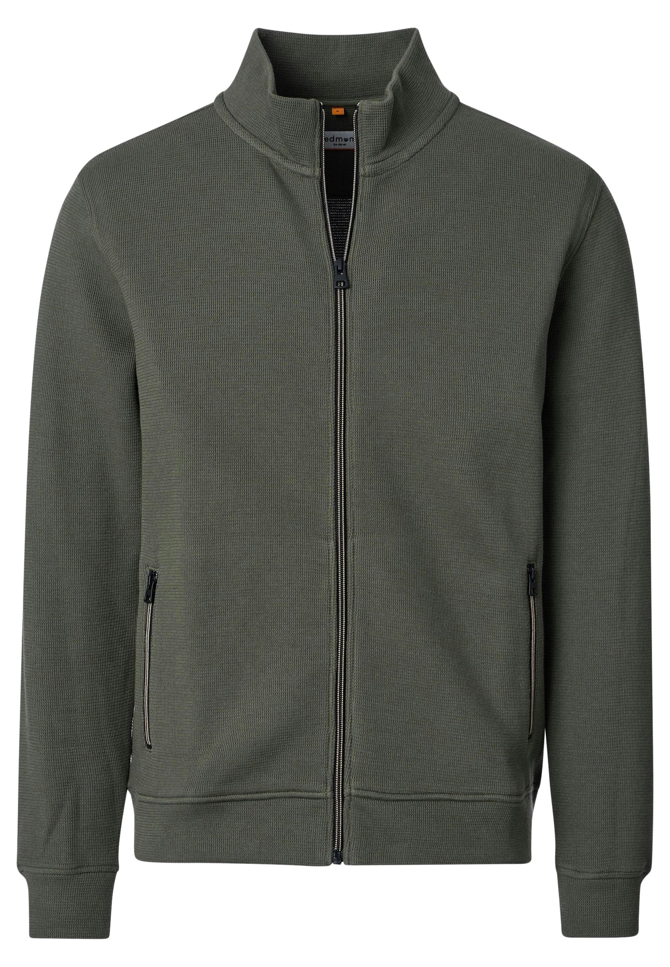 Redmond Sweatjacke Basic (1-tlg) Sweatjacke - Baumwolle - Atmungsaktiv
