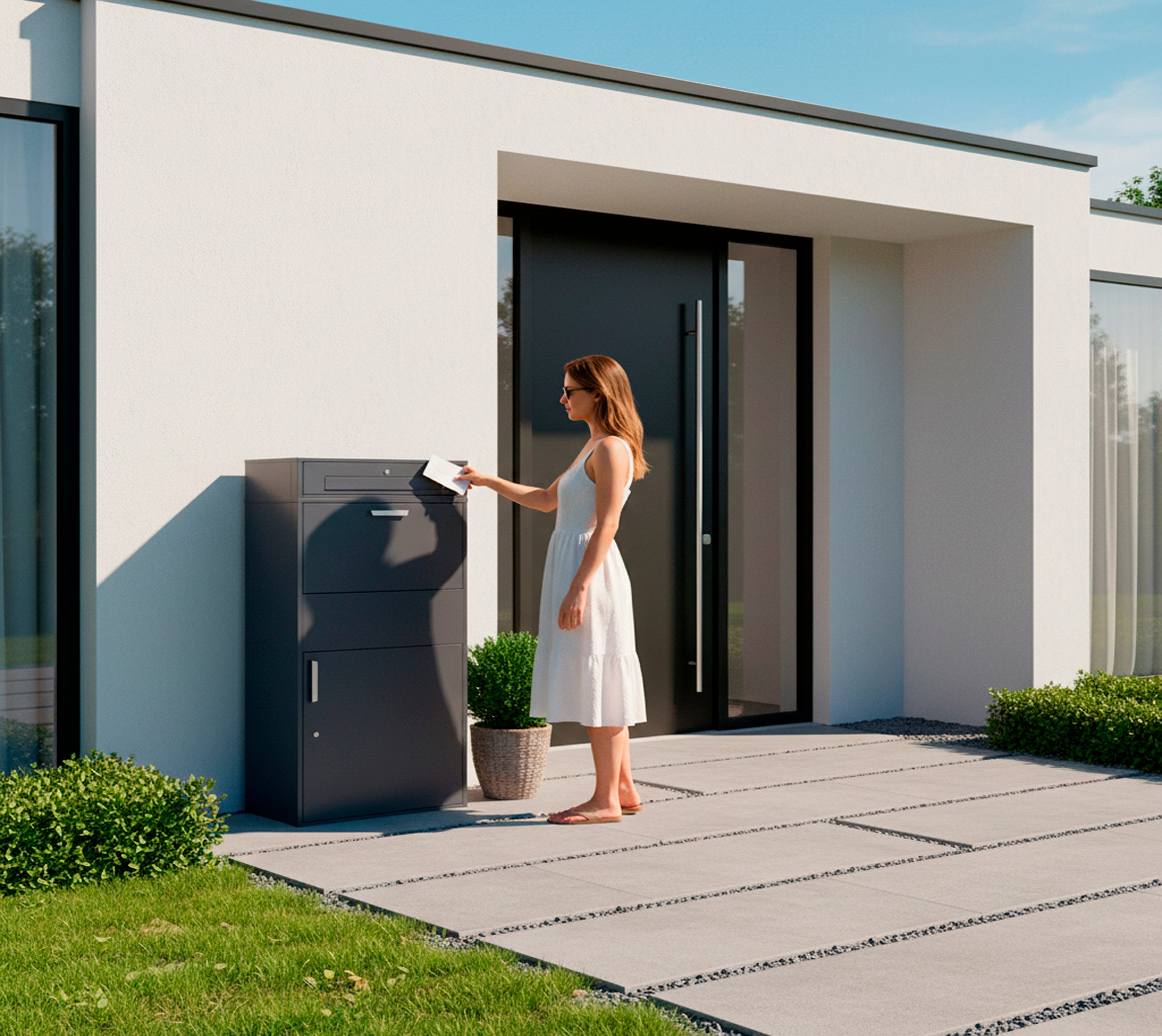 WESTMANN Paketbox Pavo, BxTxH: 72x45x128 cm