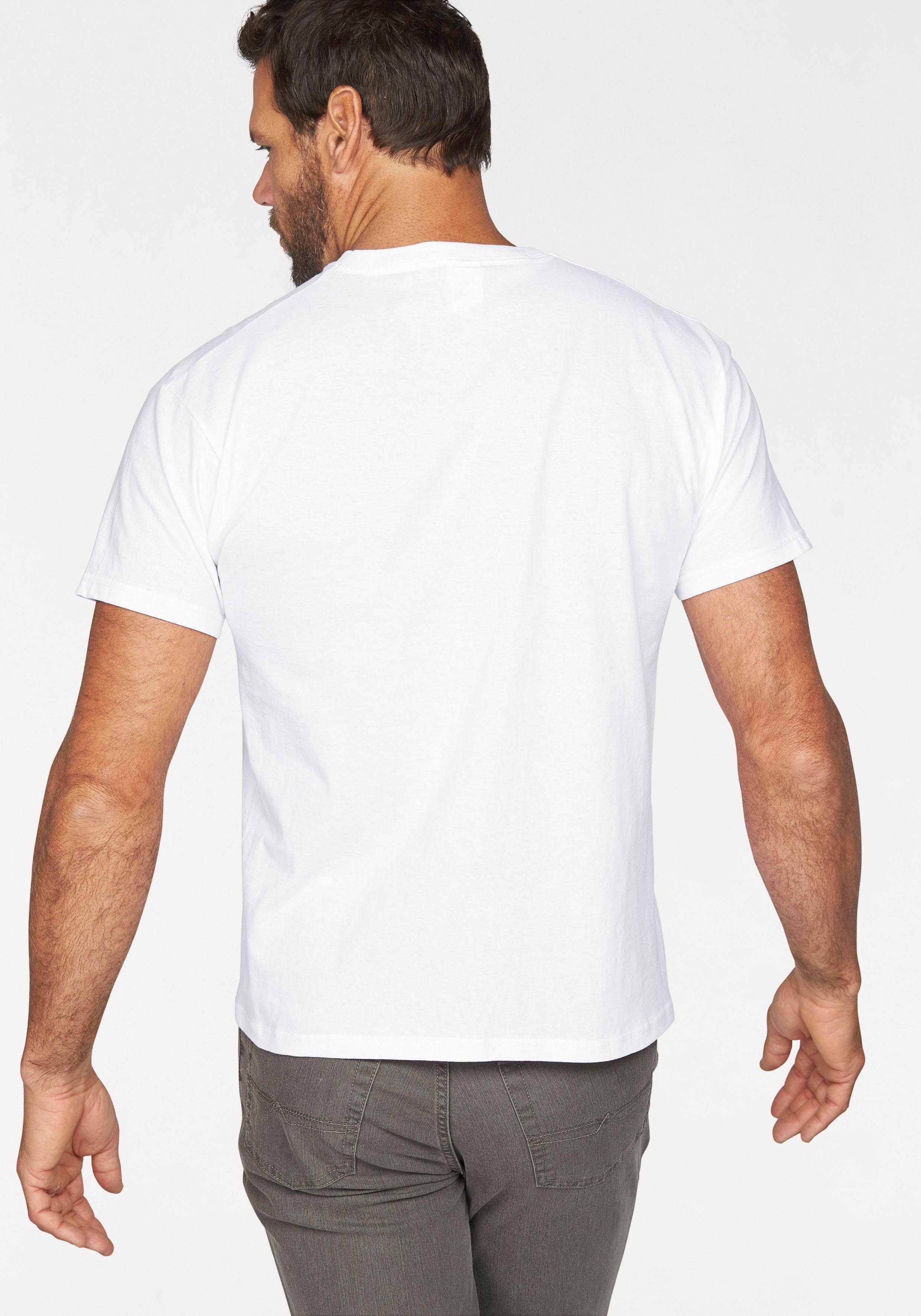 Fruit of the Loom T-Shirt, sechs Stück in unterschiedlicher Farbkomination (Packung, 6-tlg., 6er-Pack) mit Rundhalsausschnitt