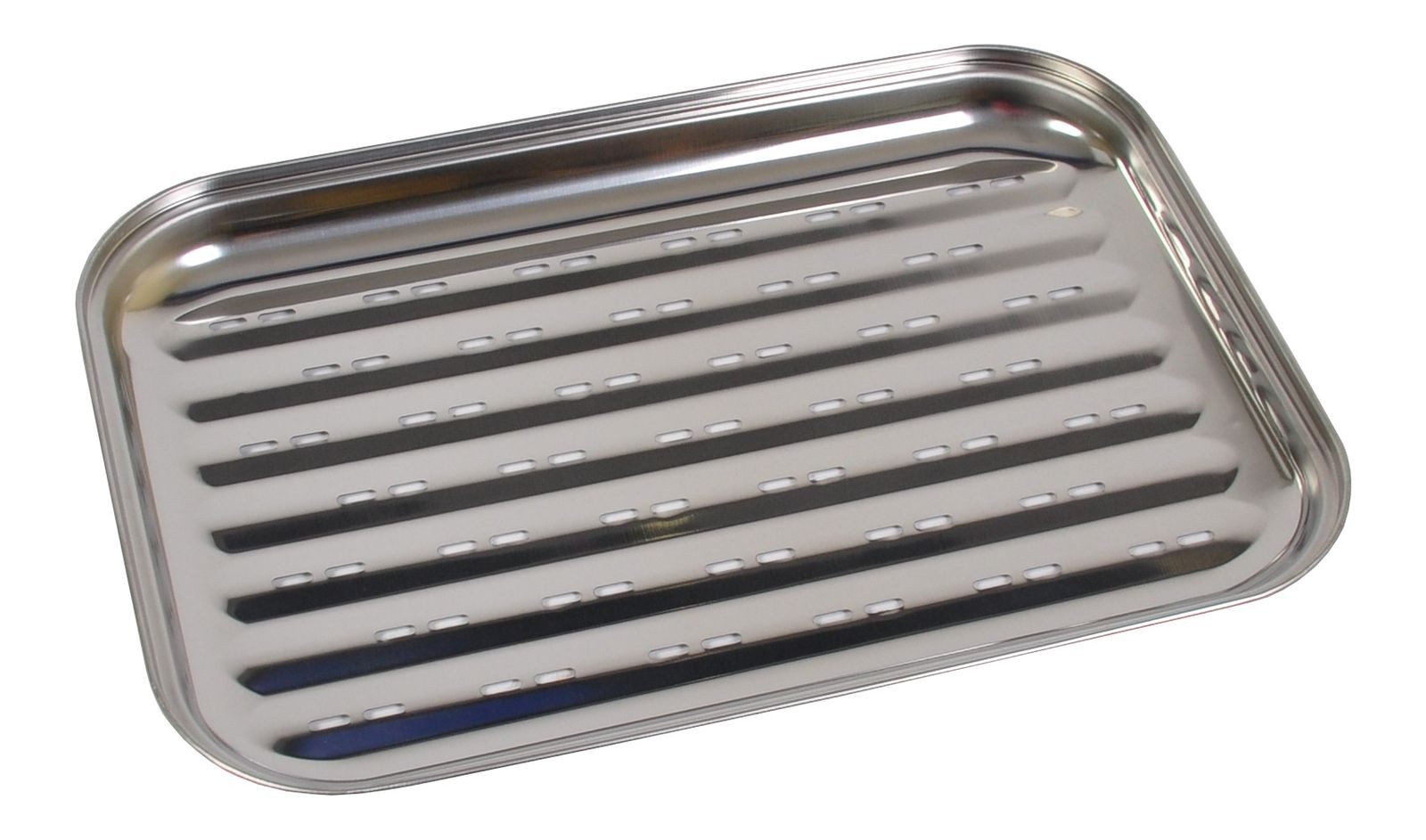 Grillschale BBQ-Grillschale aus Edelstahl 35x24cm Grillzubehör Pfanne Gemüseschale