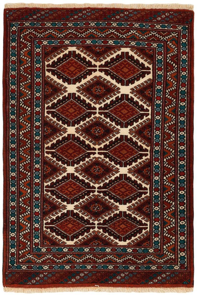 Turkaman Nain Höhe: rechteckig, Perserteppich, Orientteppich Handgeknüpfter 83x121 Orientteppich mm / Trading, 6