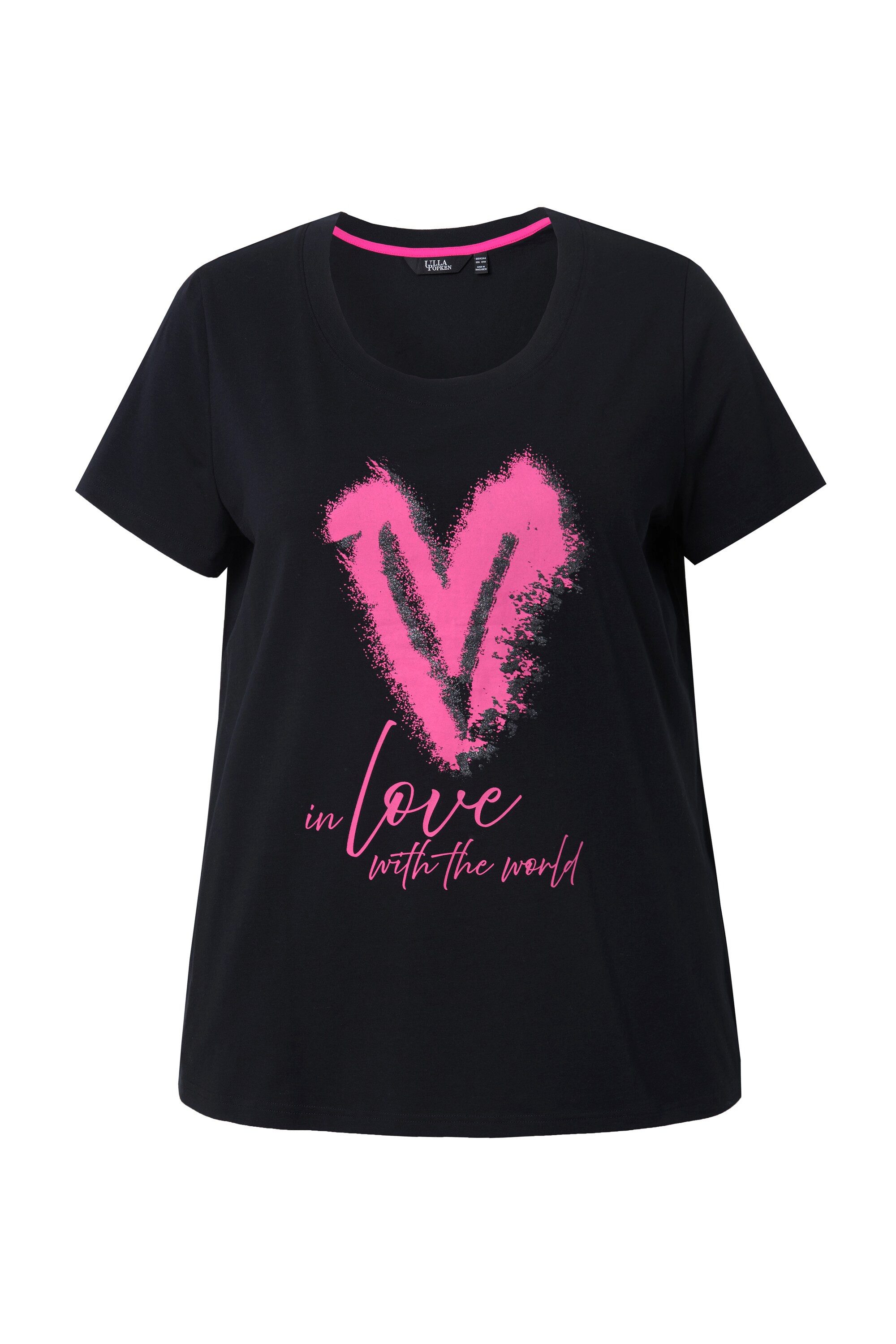 Ulla Popken T-Shirt T-Shirt Herz Classic günstig online kaufen