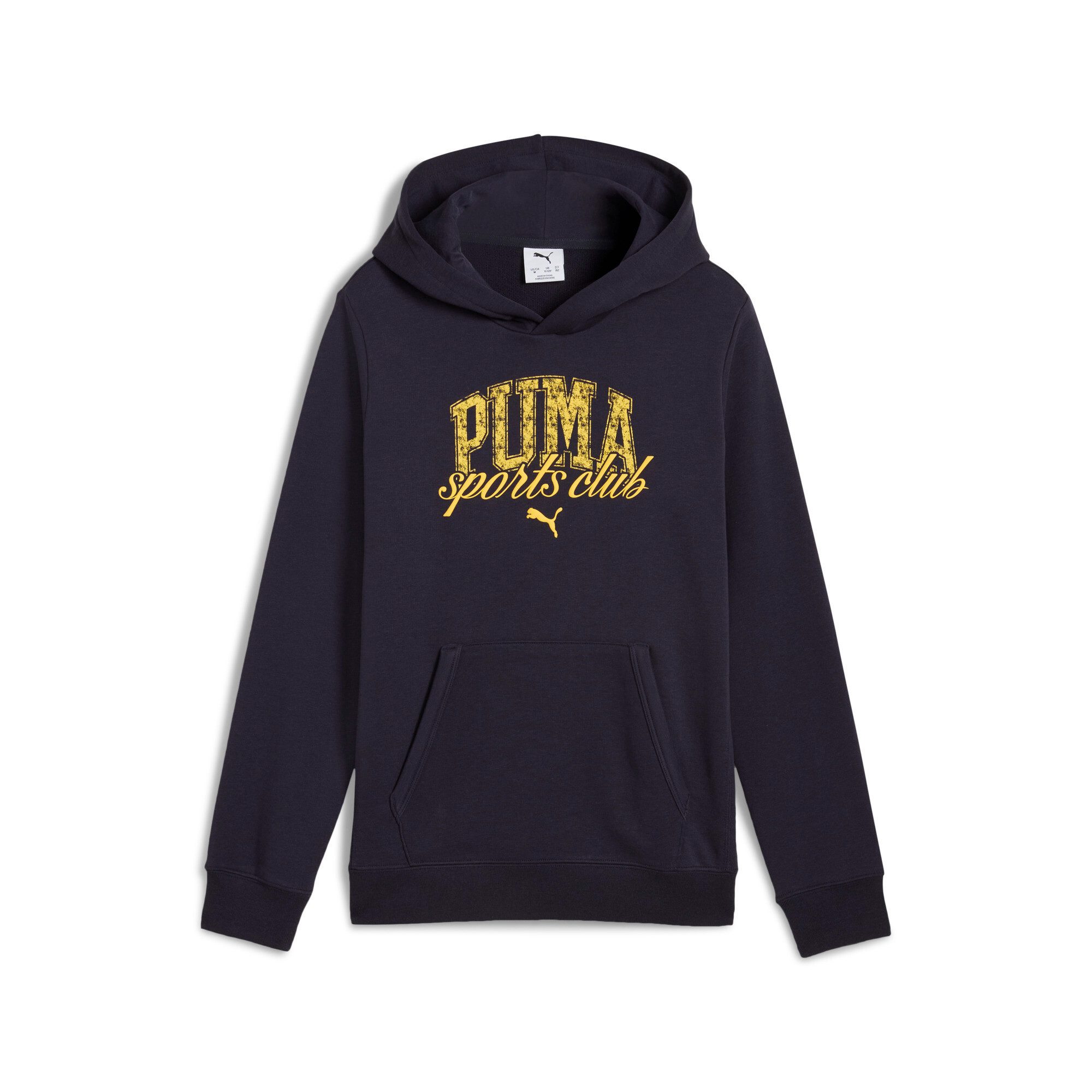 PUMA Kapuzensweatshirt CLASS HOODIE TR B für Jugendliche, mit Print-Applikationen, mit Kängurutasche