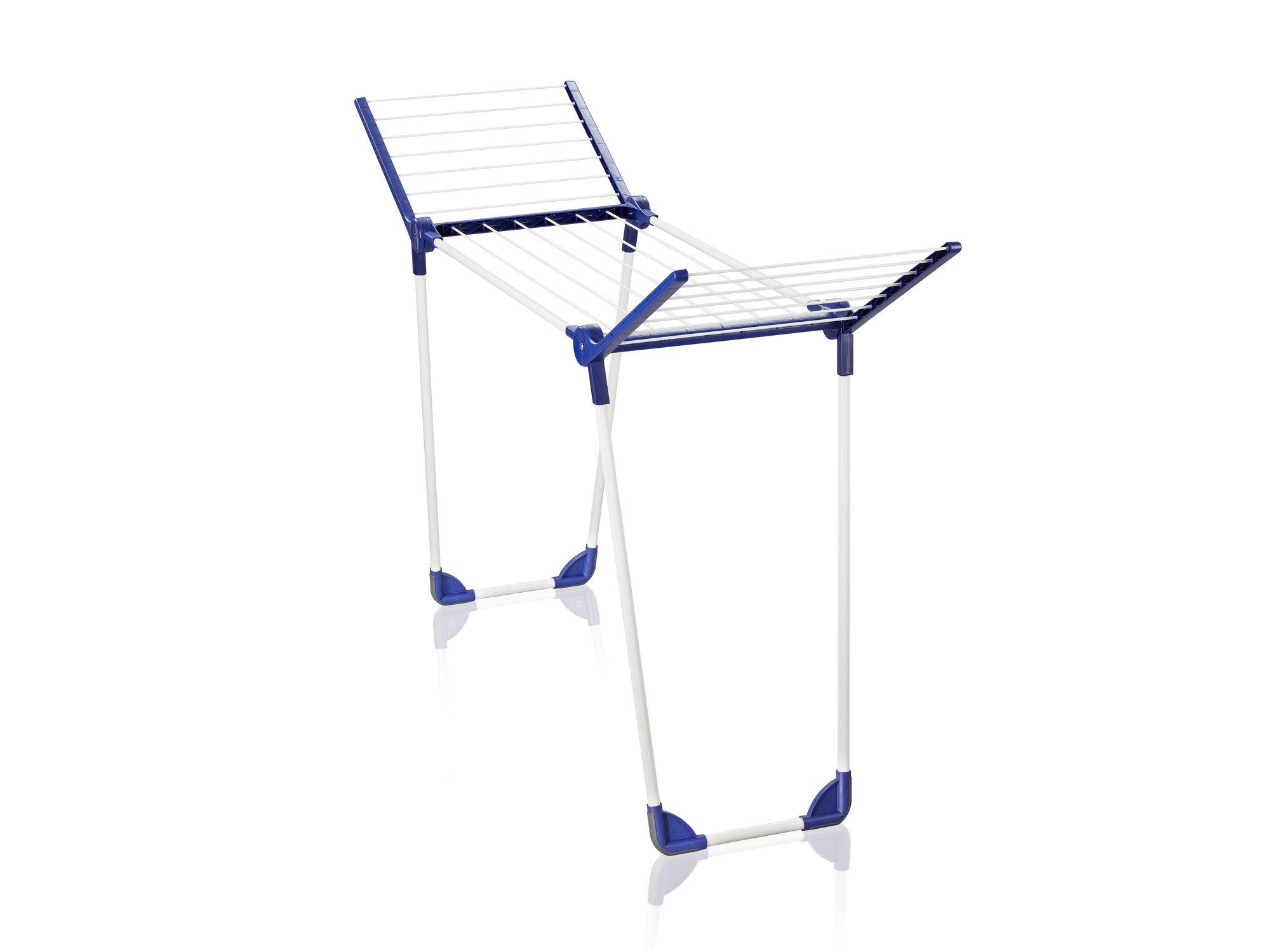 Leifheit Badewannen-Wäscheständer Standtrockner Pegasus 120 Solid Bath, 12m Trockenlänge, 93cm Flügelhöhe, schmal (43cm), passt in Badewannen