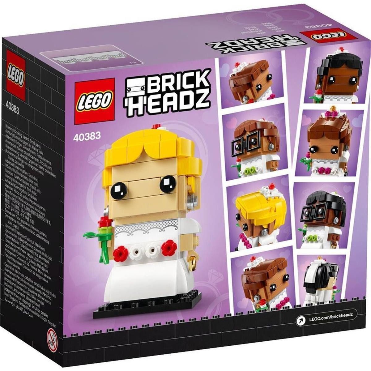 LEGO BrickHeadz: 40383 - Braut - EOL 2022 Konstruktionsspielsteine