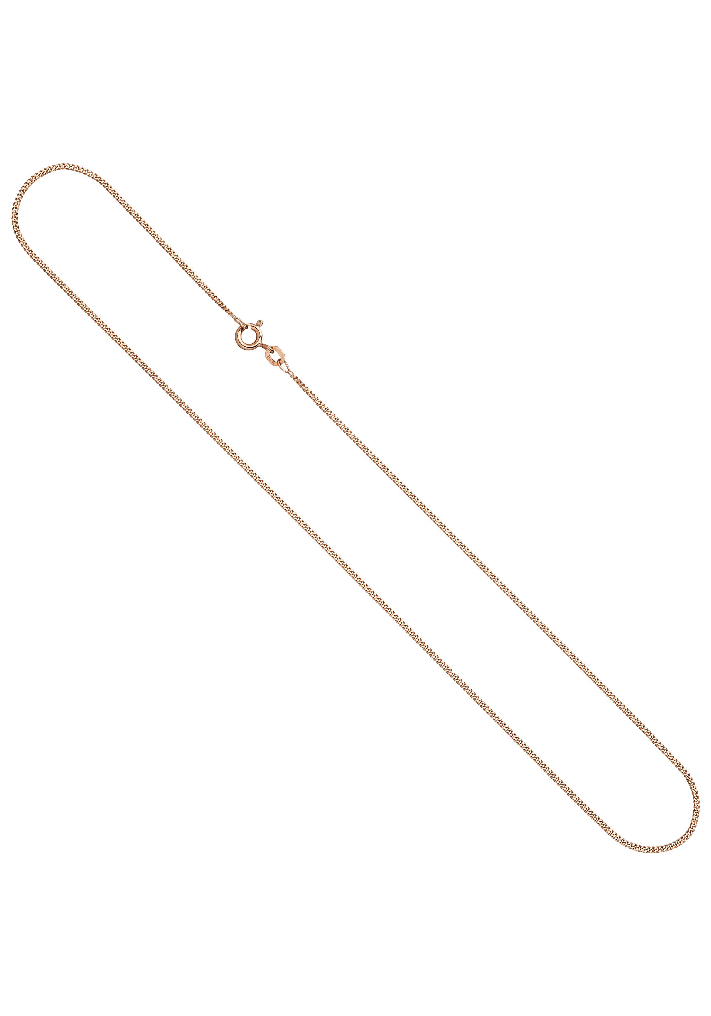 JOBO Kette ohne Anhänger, Panzerkette 925 Silber roségold vergoldet 50 cm günstig online kaufen