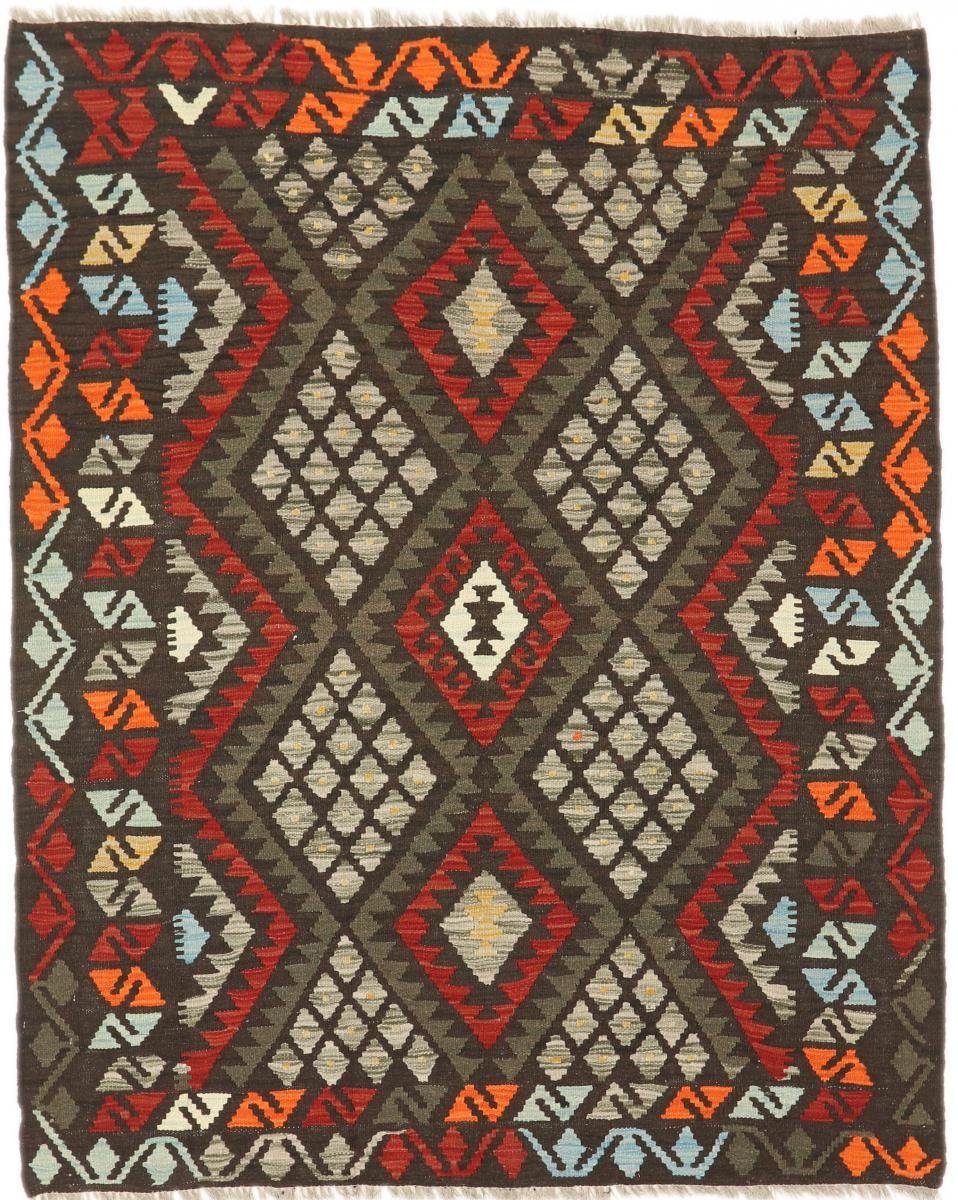 Orientteppich Kelim Afghan Heritage 152x190 Handgewebter Moderner Orientteppich, Nain Trading, rechteckig, Höhe: 3 mm