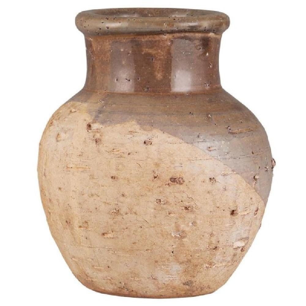 Ib Laursen Dekovase Ib Laursen Vase Avignon mit brauner Glasur (13,5cm)