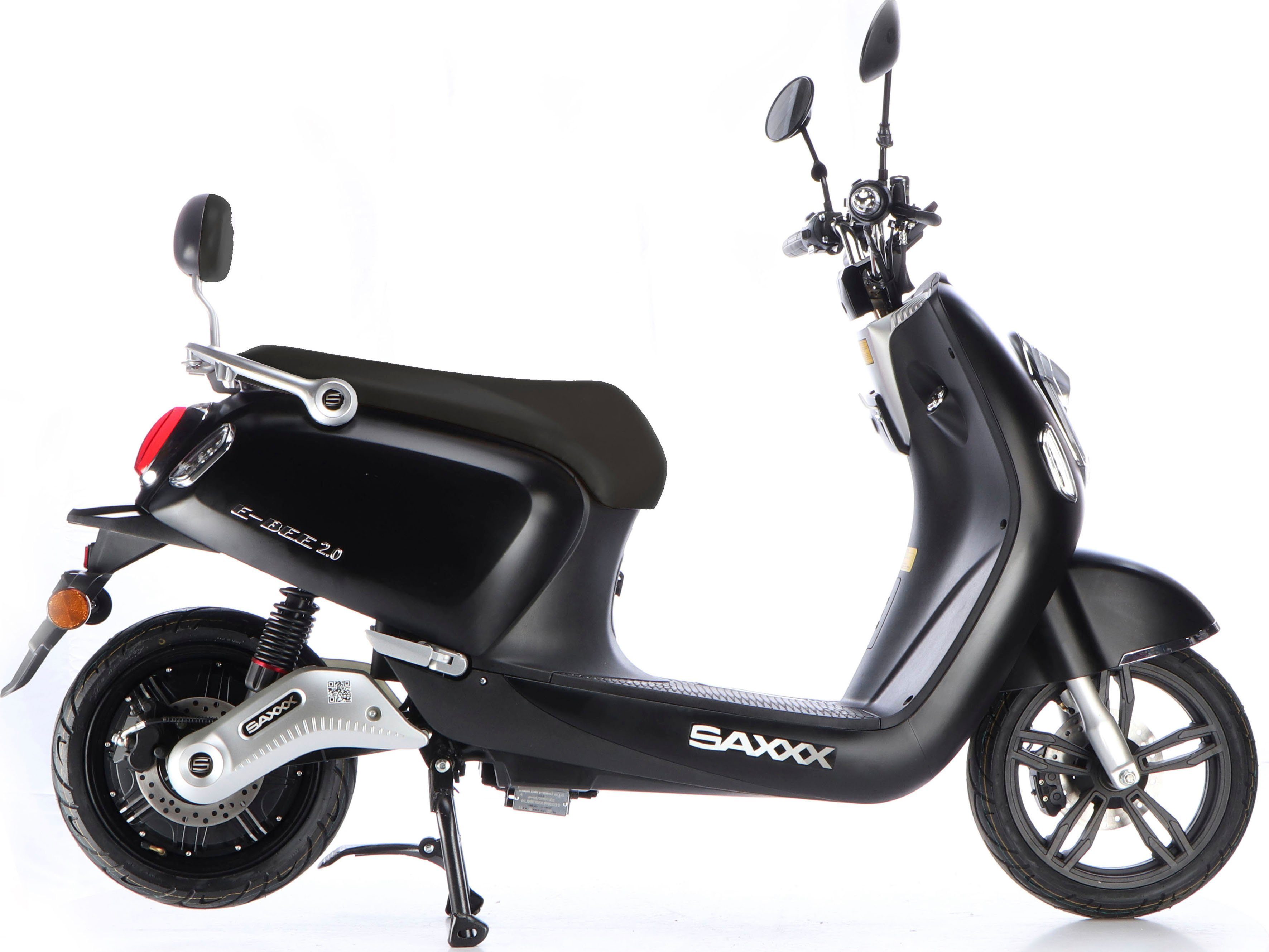 SAXXX E-Motorroller schwarz 2.0, 45 km/h E-BEE