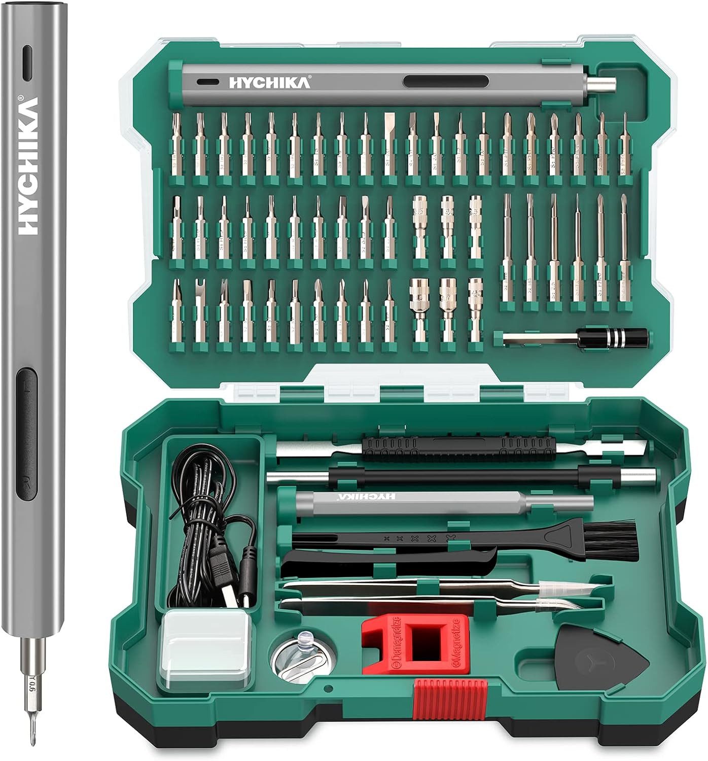 HYCHIKA Schraubendreher HYCHIKA Electric Precision Screwdriver Precision Mechanic Set, (1 St)