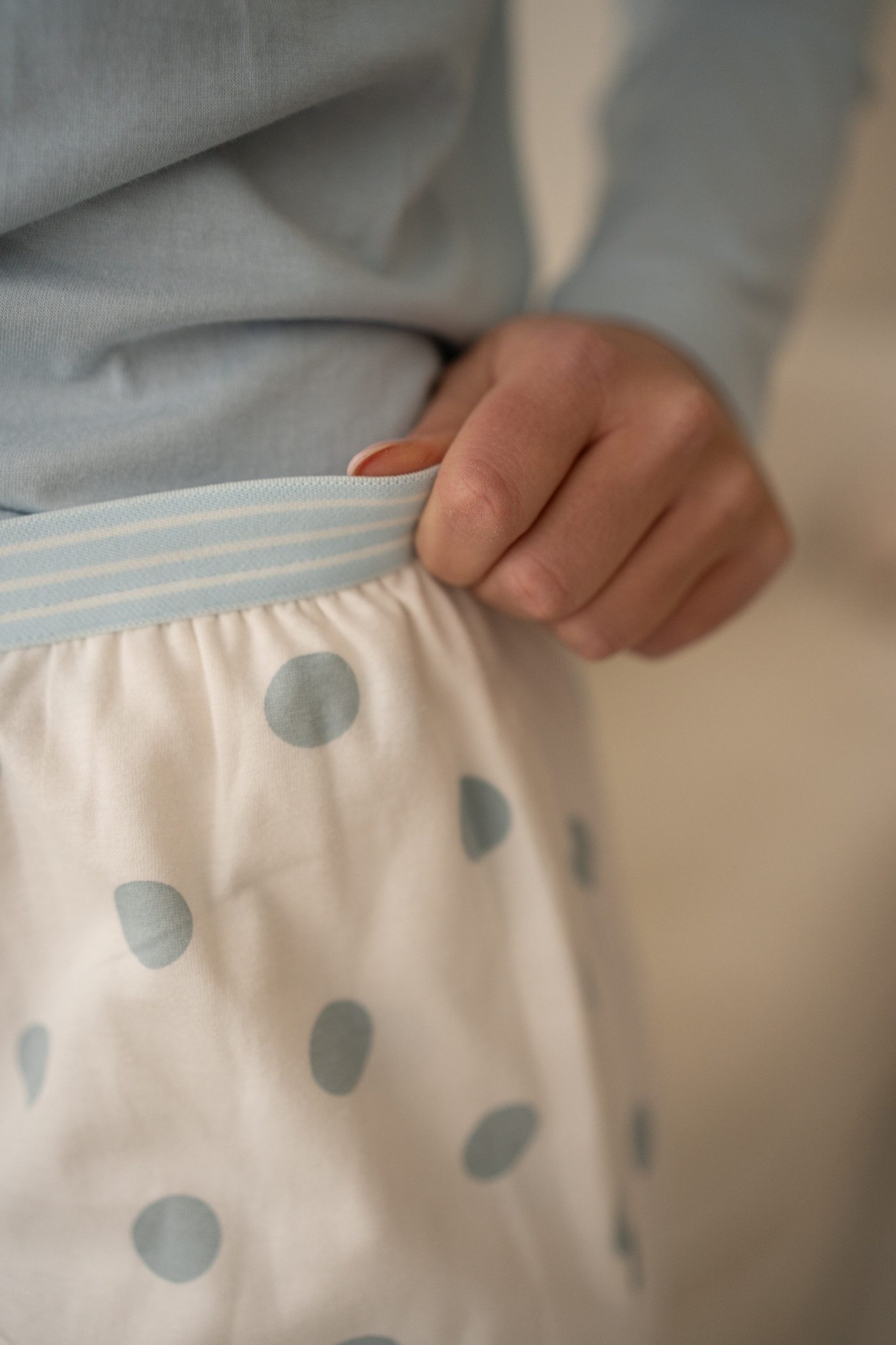 By Louise Schlafanzug by Louise Pyjama lang aus 100% Baumwolle – lang bequem und weich