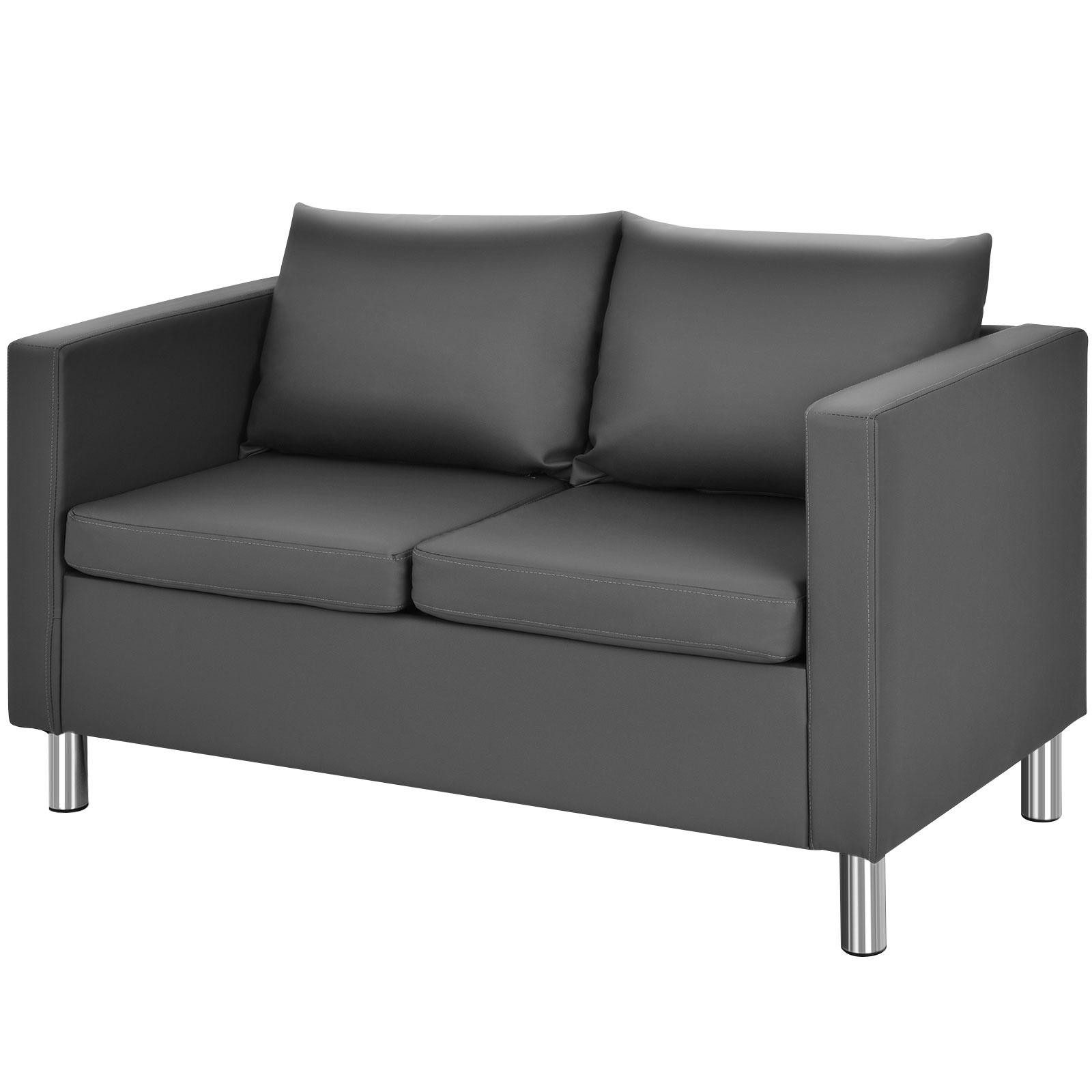KOMFOTTEU Sofa 2 Sitzer, mit 2 günstig online kaufen