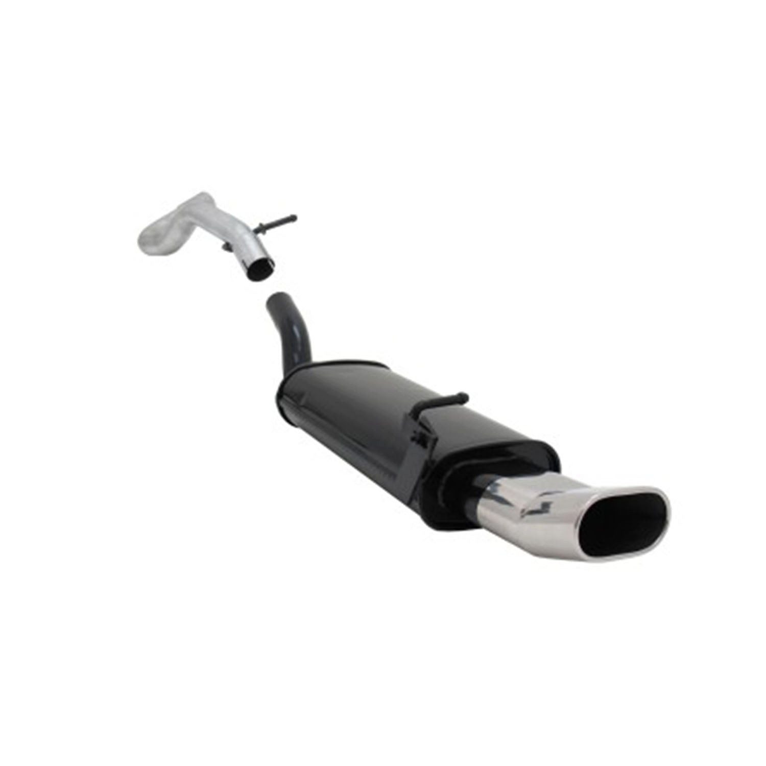 OMAC Auspuff-Flexrohr Novus Sportauspuff für Audi A3 Seat Leon VW Golf 4 New Beetle 135x75