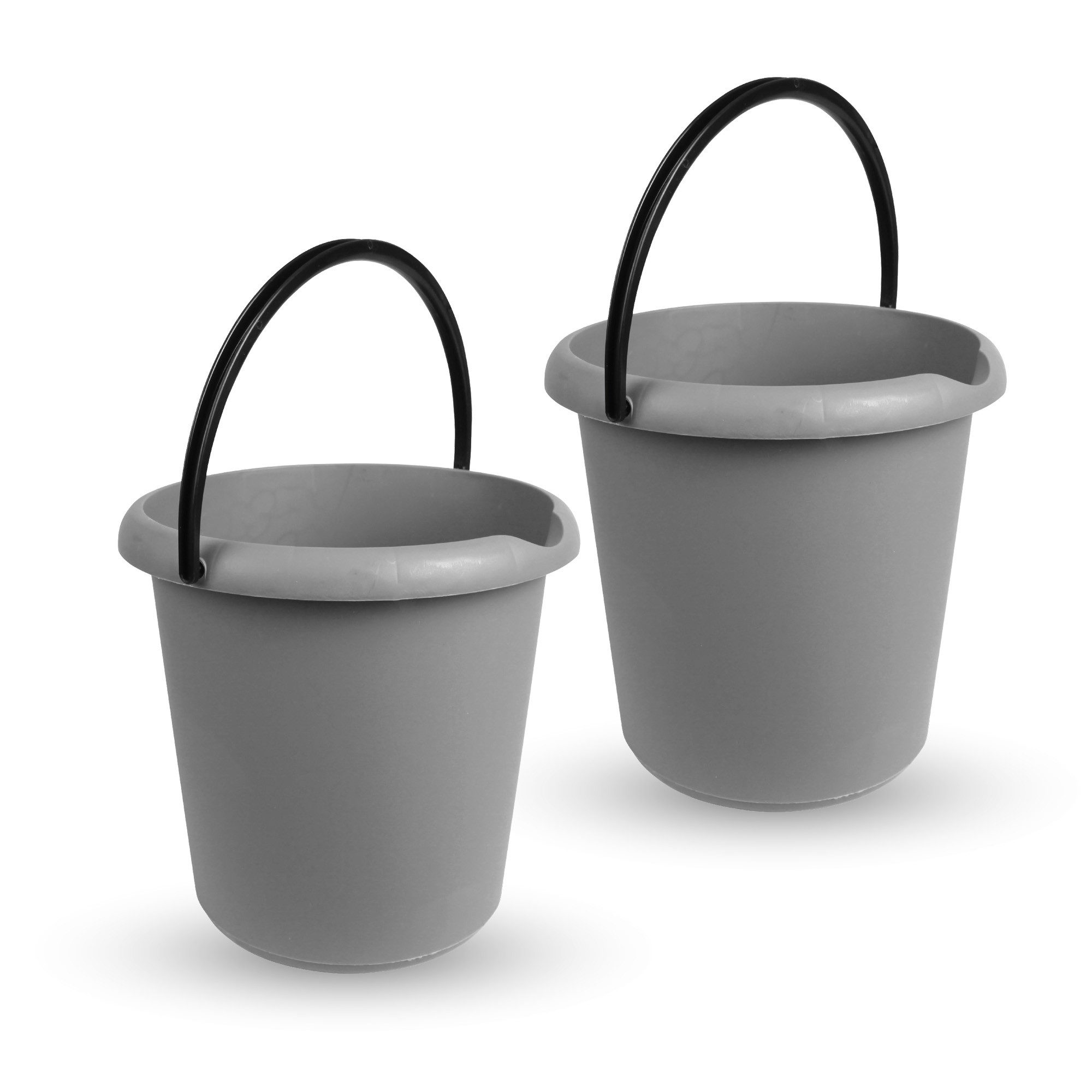 ProHome Putzeimer 5 Liter Eimer, (2-tlg), Haushaltseimer, vers. Farben, Kunststoffeimer, BPA-frei, Made in EU