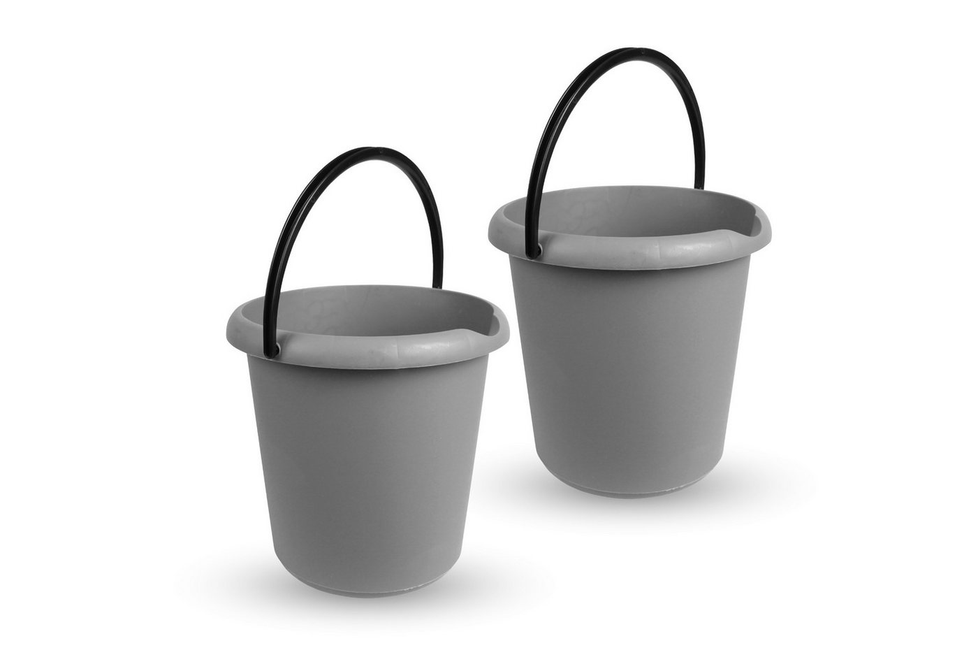 ProHome Putzeimer 5 Liter Eimer, (2-tlg), Haushaltseimer, vers. Farben, Kunststoffeimer, BPA-frei, Made in EU