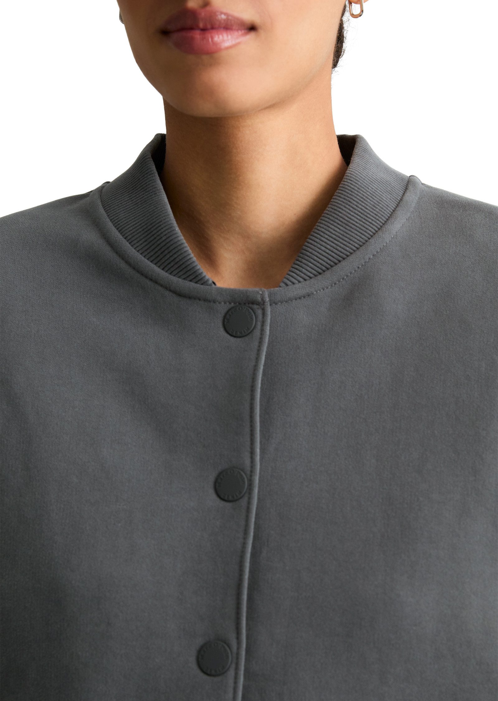 Marc O'Polo DENIM Sweatjacke aus softer Bio-Baumwolle – Bild 4 von 5