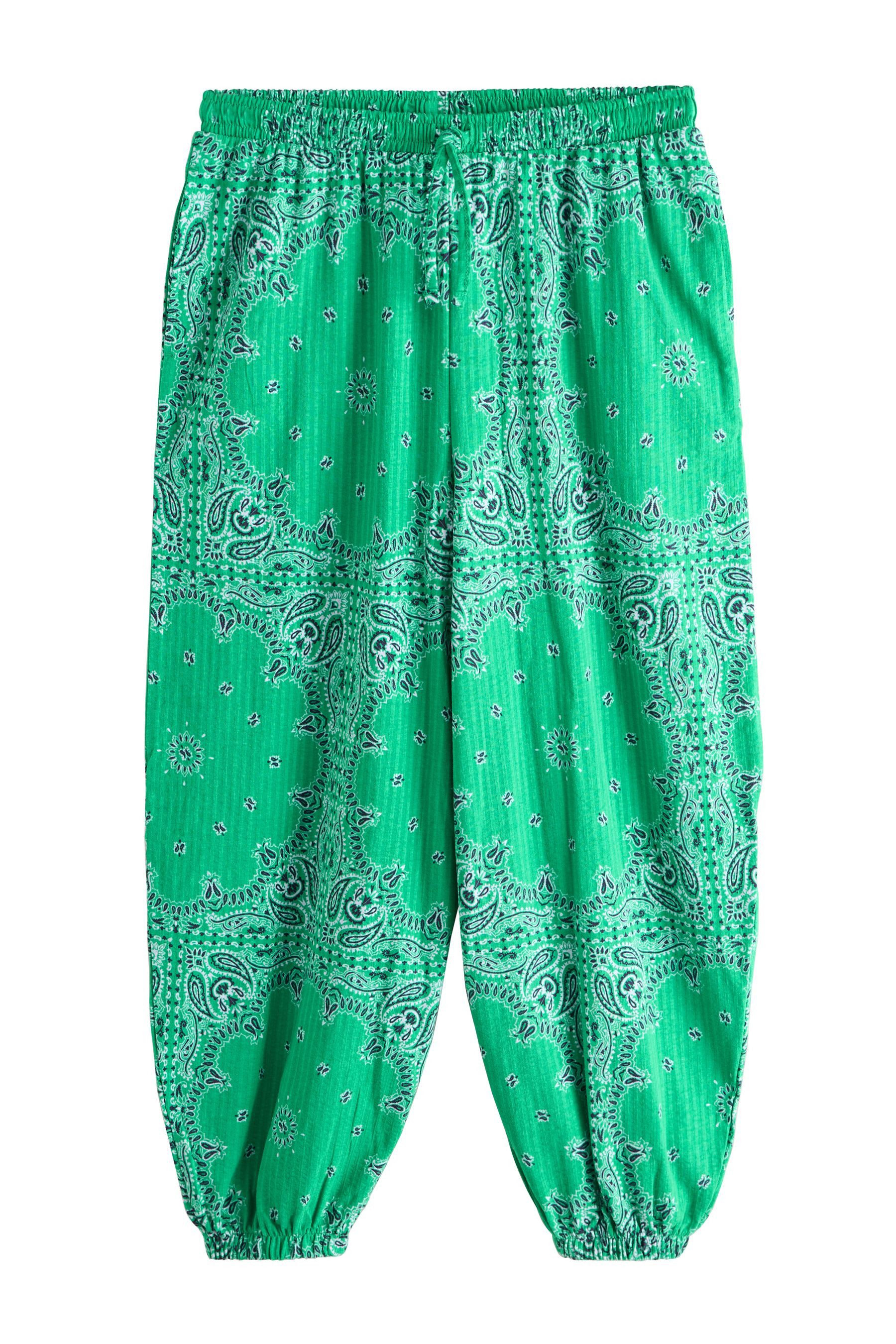 Next Jerseyhose Leichte Ballon-Hose mit Barrel-Bein und Print (1-tlg) günstig online kaufen