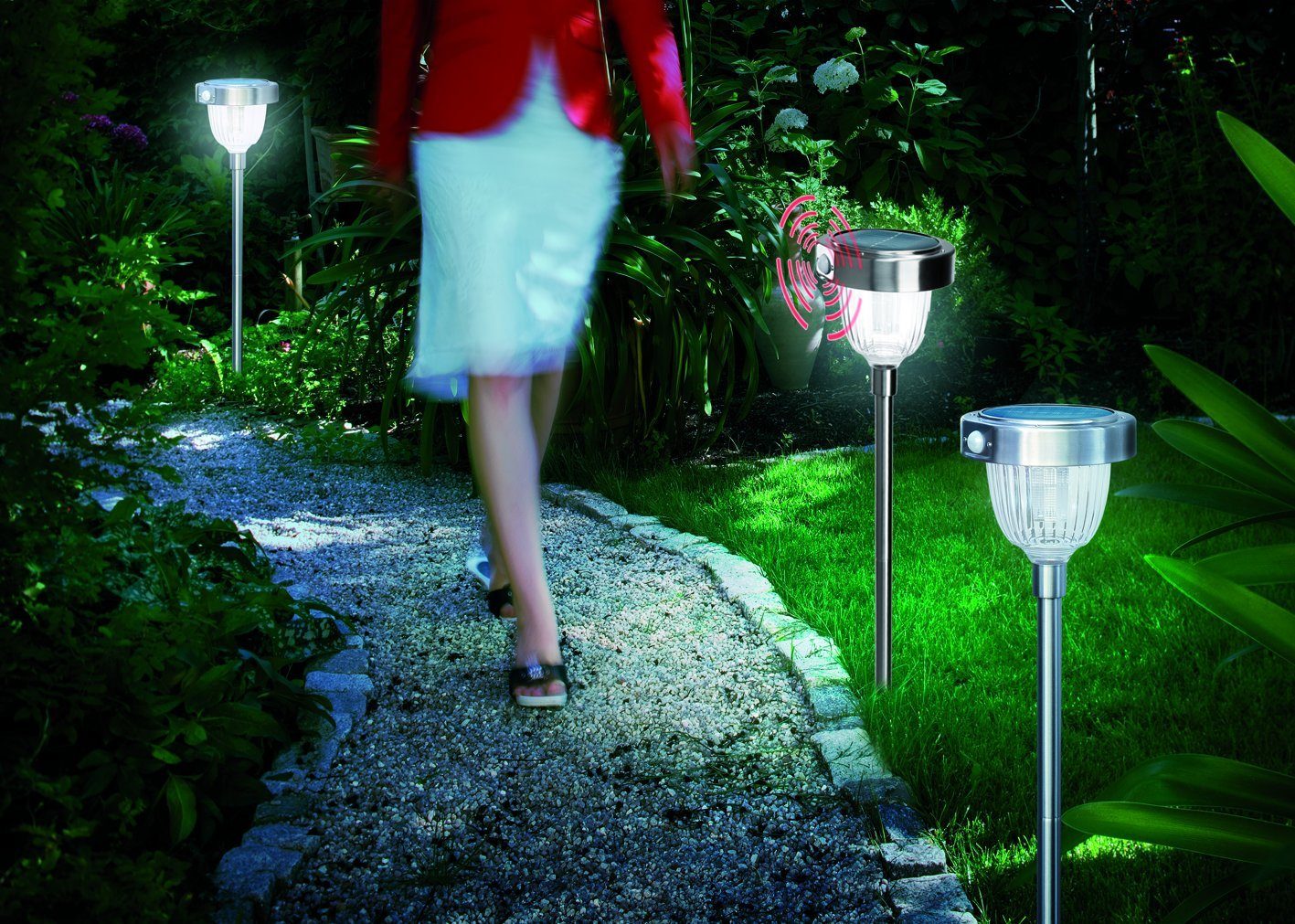 esotec LED Solarleuchte esotec Solar-PIR Leuchte günstig online kaufen