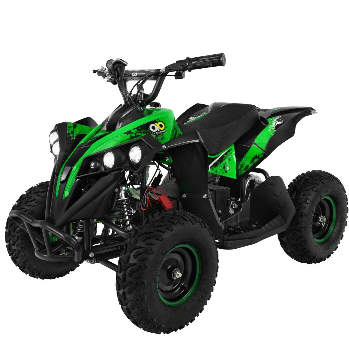 Actionbikes Motors Elektro-Kinderquad Elektroquad Reneblade 1000 W 48 V ab 8 Jahren, Belastbarkeit 50,00 kg, (1-tlg), Pocket Quad, Safety Touch, gelochte Scheibenbremse, bis 24 km/h