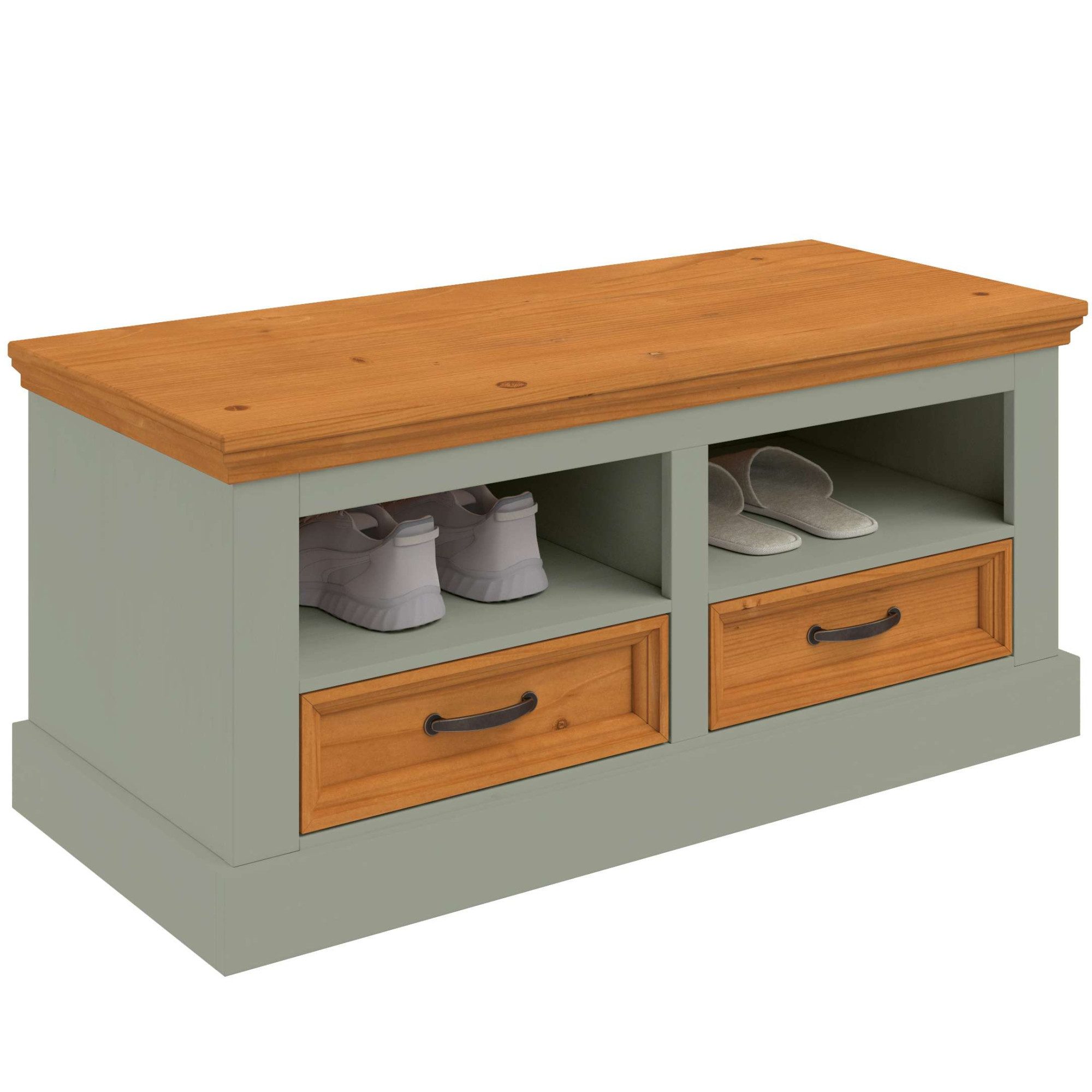 OTTO home Bank Selma, mit Stauraum und 2 Schubkästen, Breite 100 cm