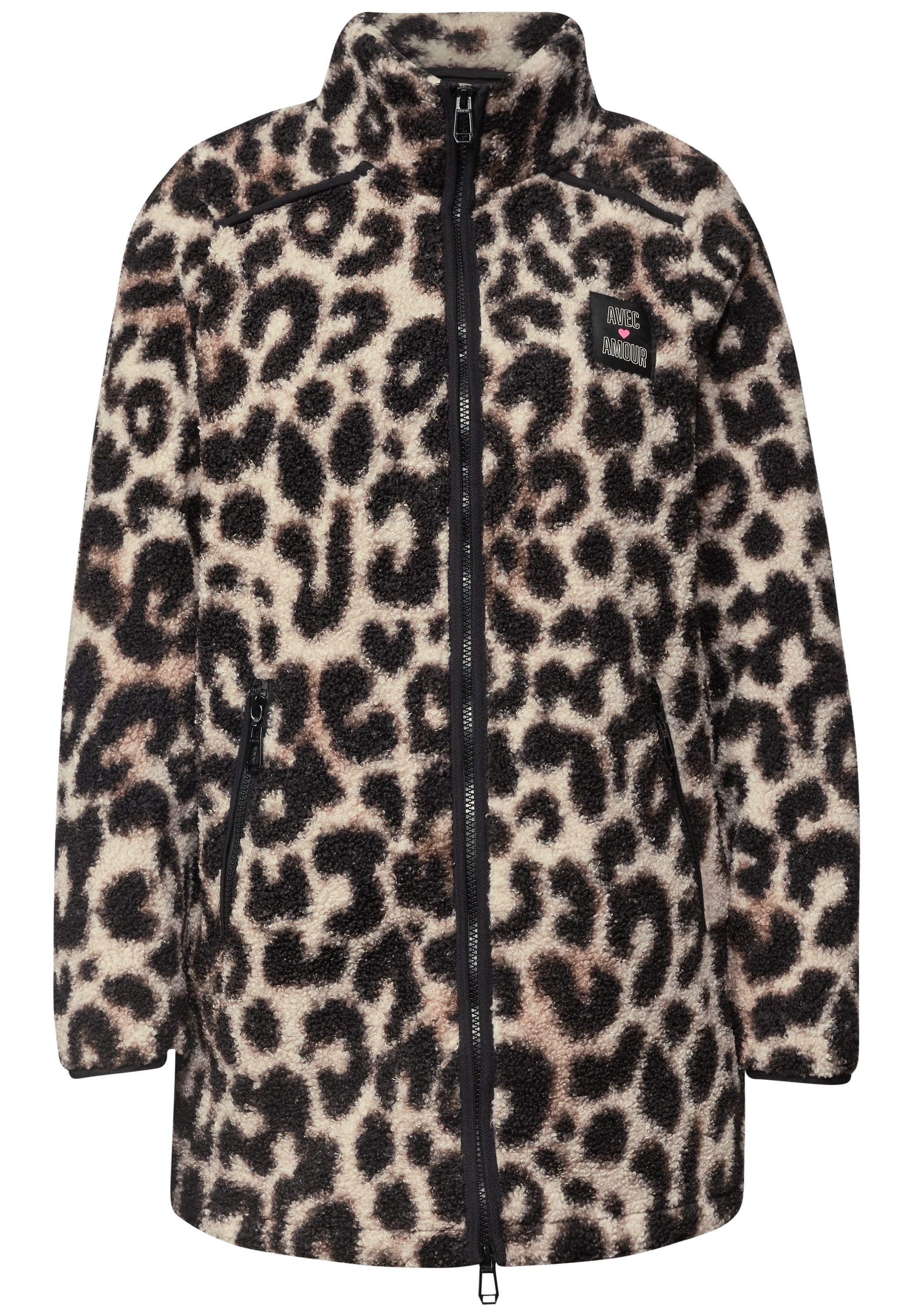 STREET ONE Fellimitatjacke mit Stehkragen – Bild 4 von 5